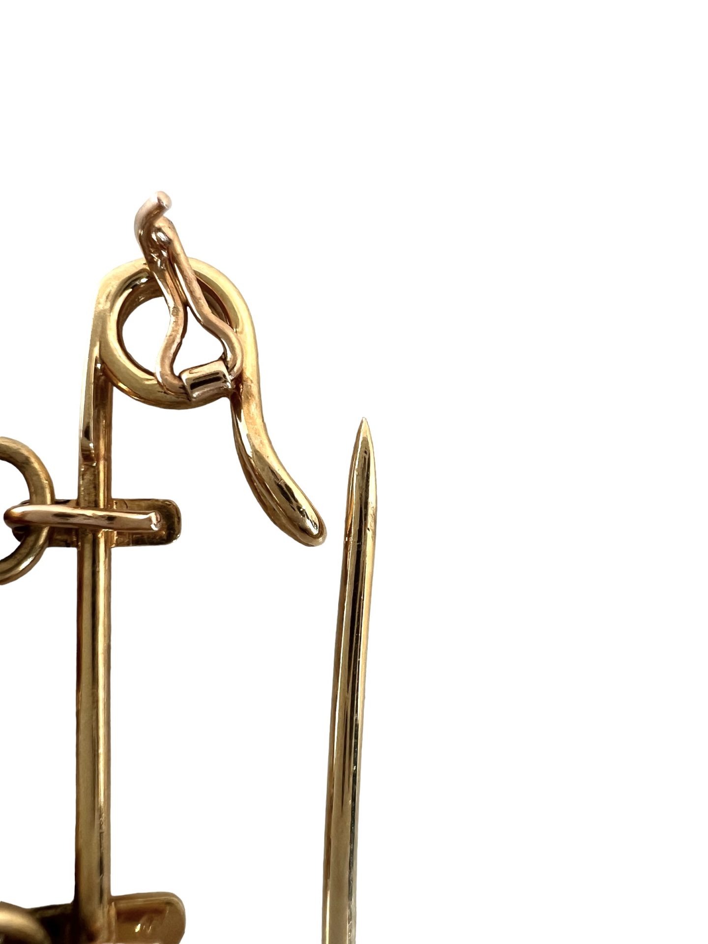 Cartier, 18K gold birthstone brooch, vintage