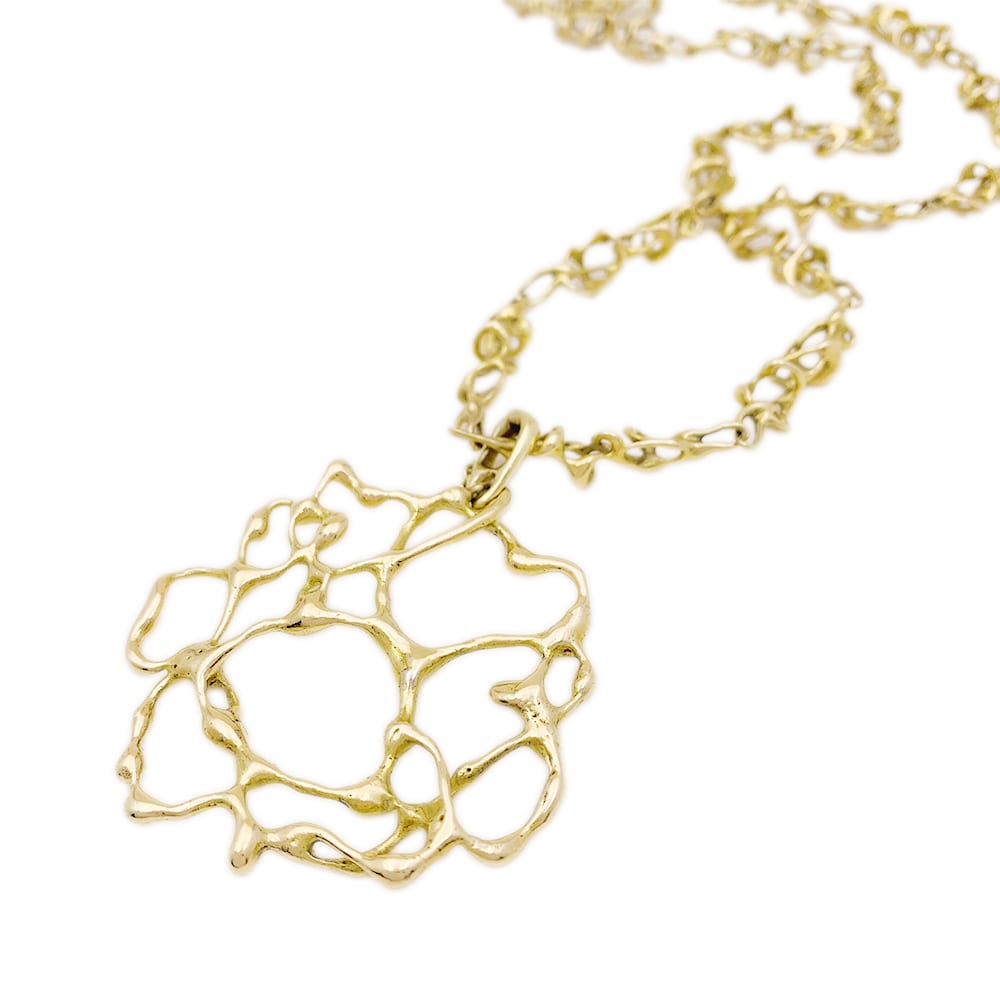 Mellerio vintage yellow gold necklace.