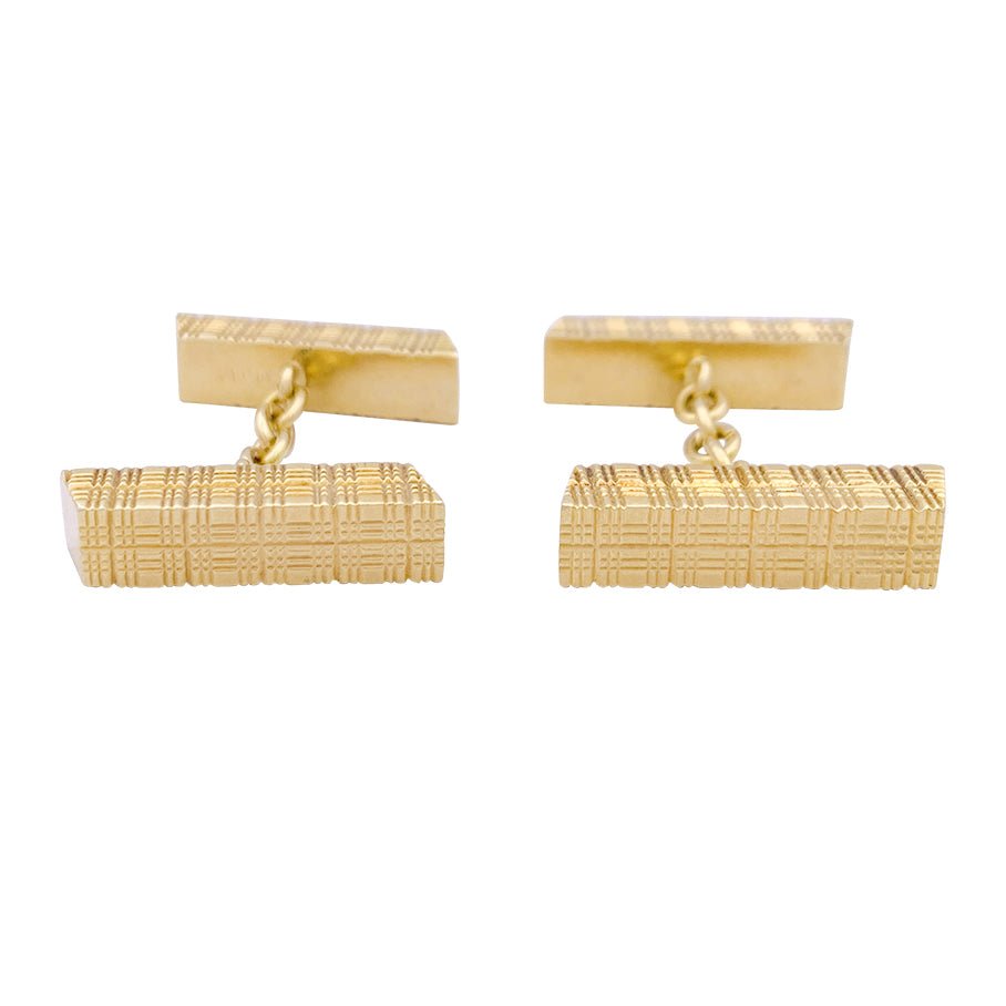 Boutons de manchette Hermès, or jaune. - Maison Eloe