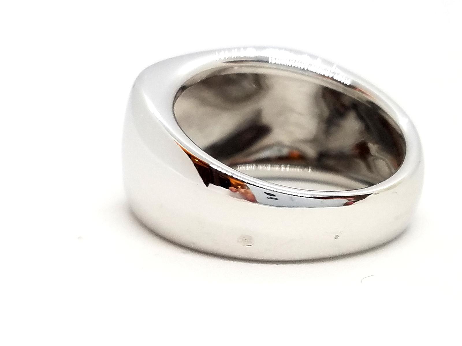 Mauboussin Signet Ring Large Cocotte White Gold