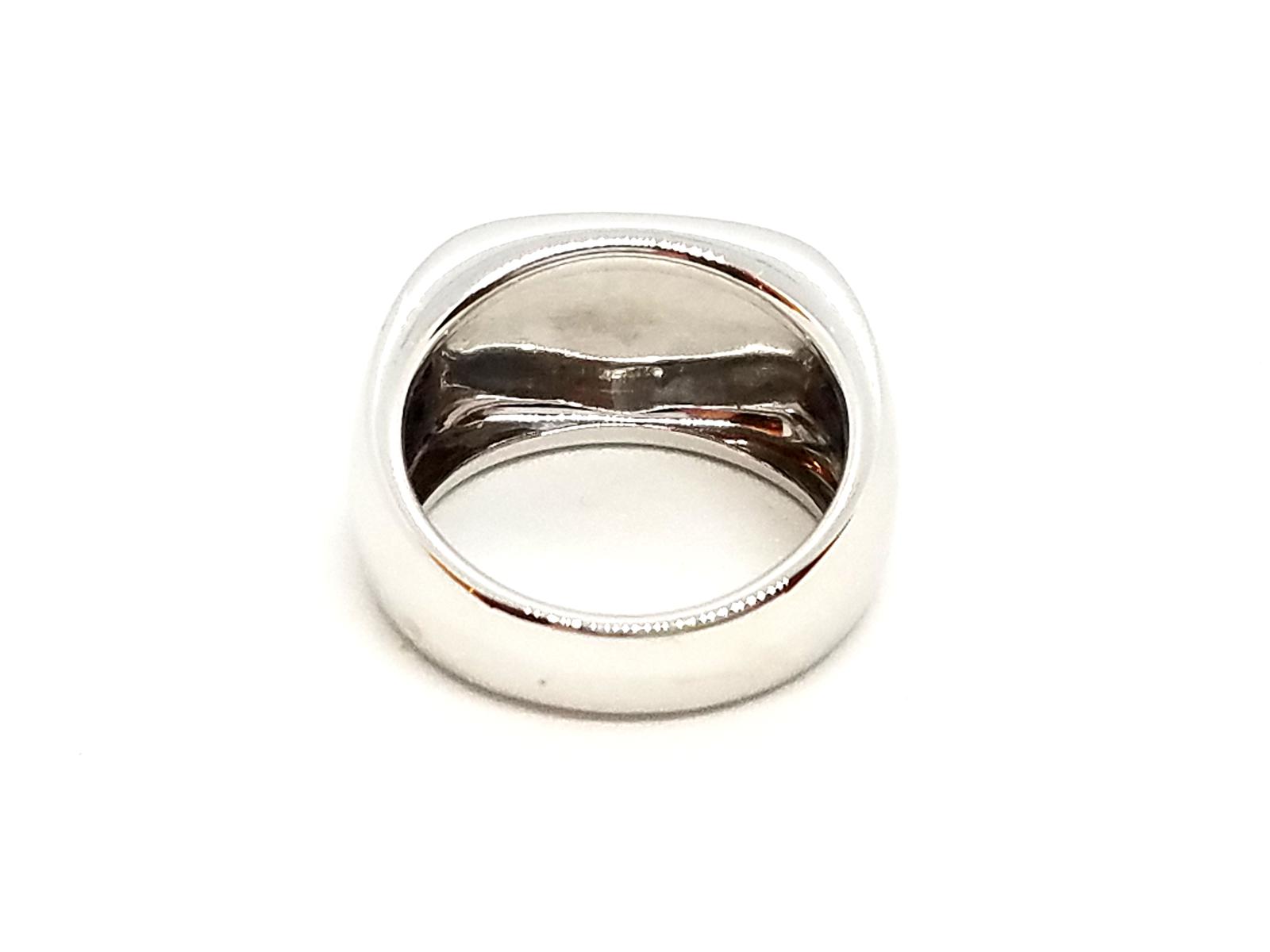Mauboussin Signet Ring Large Cocotte White Gold