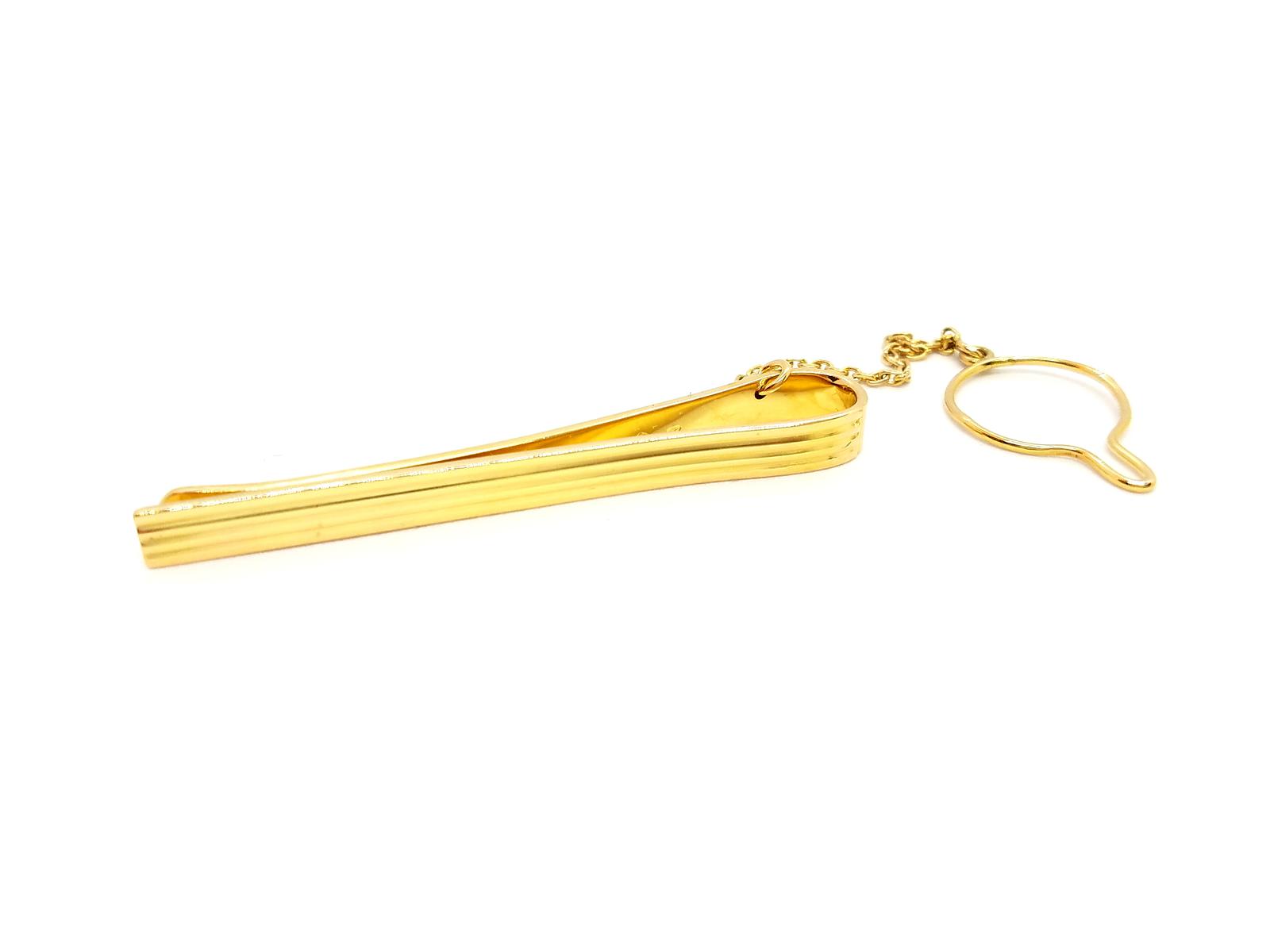 Hermès Accessory Tie Clip Yellow Gold
