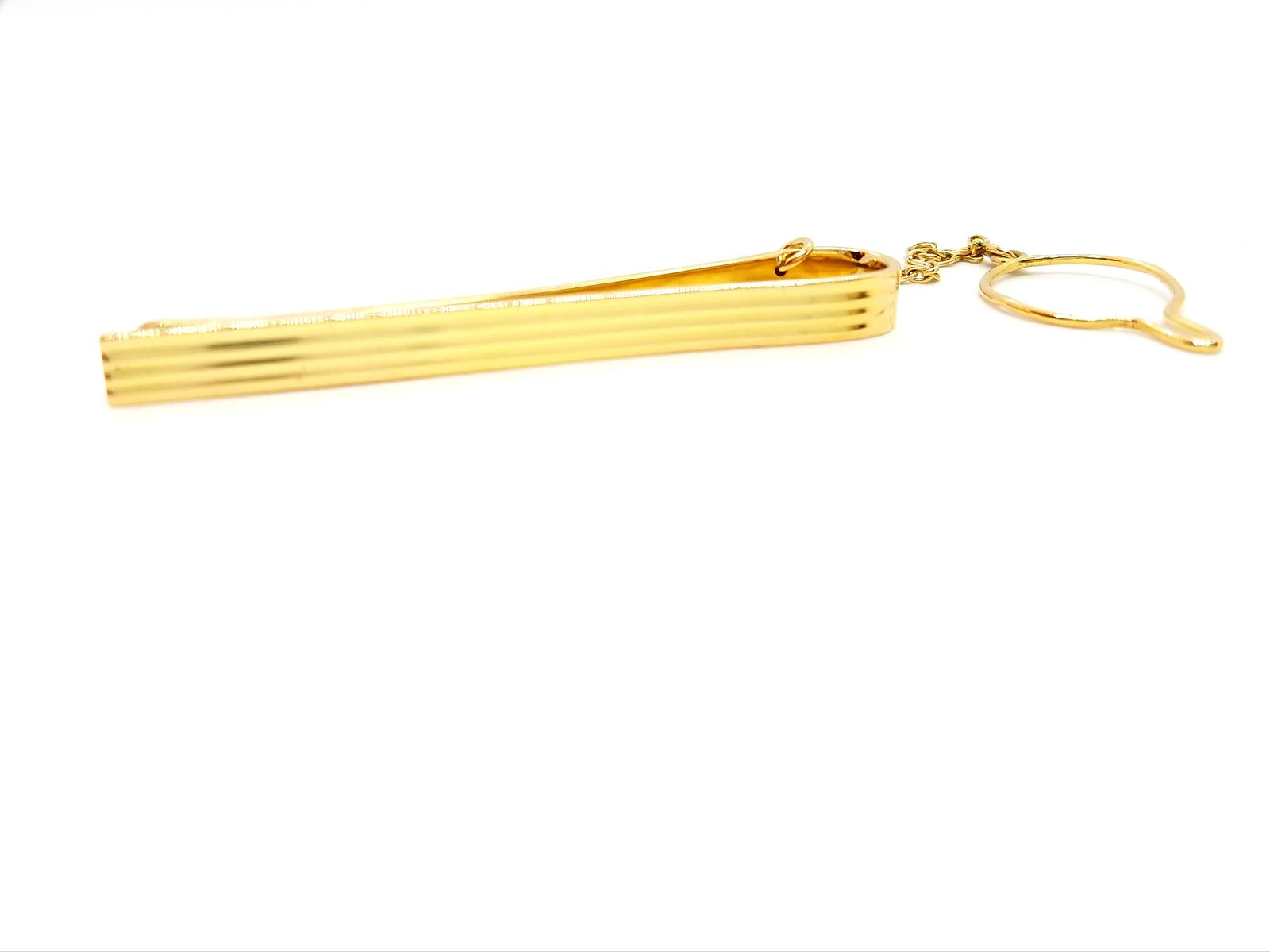 Hermès Accessory Tie Clip Yellow Gold