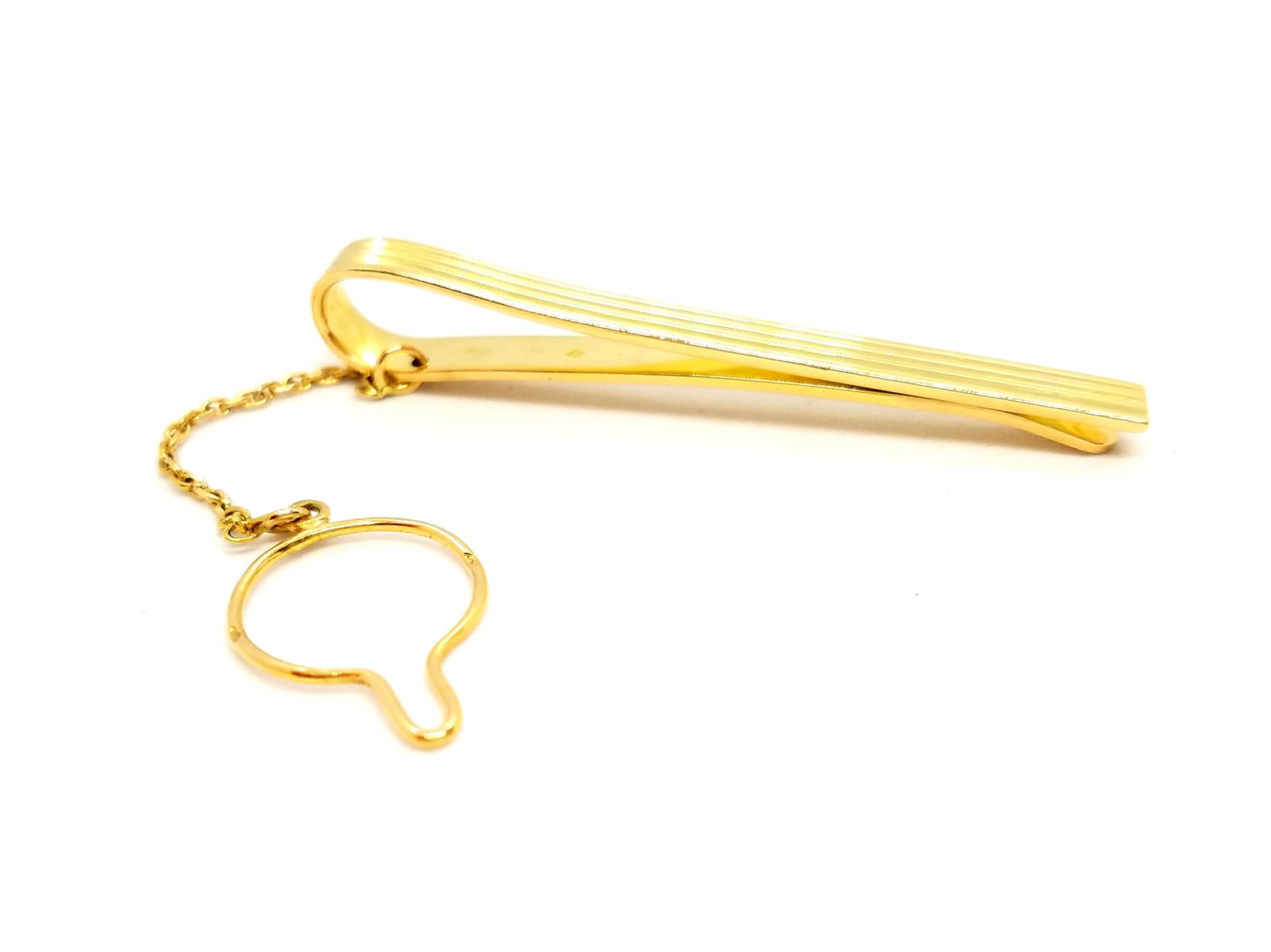 Hermès Accessory Tie Clip Yellow Gold