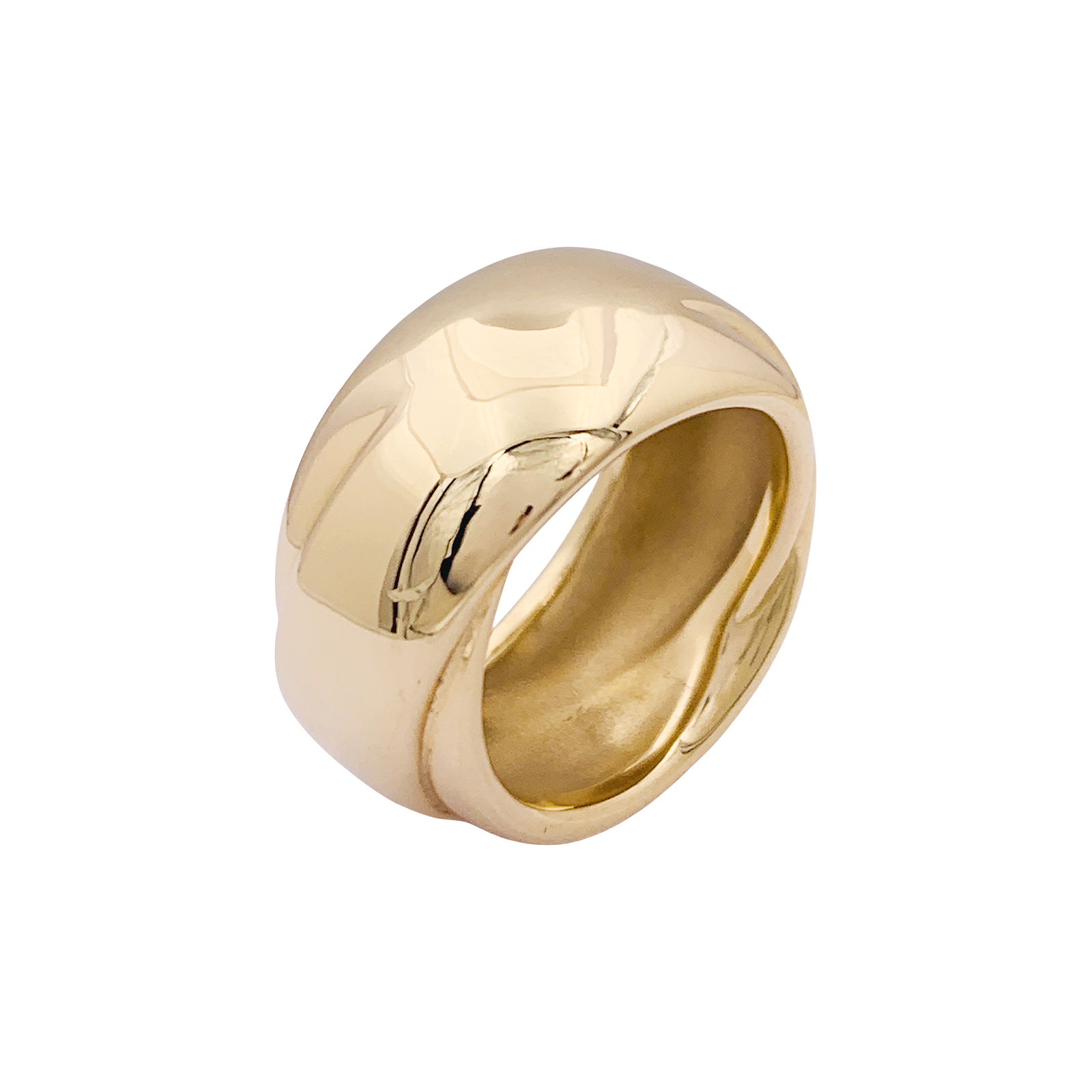 Bague Hermès "Volte", or jaune.