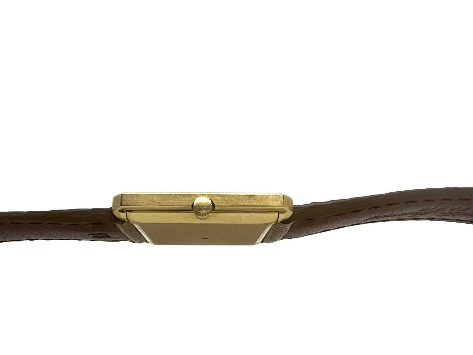 Piaget, "Protocole" watch with tiger's eye dial.