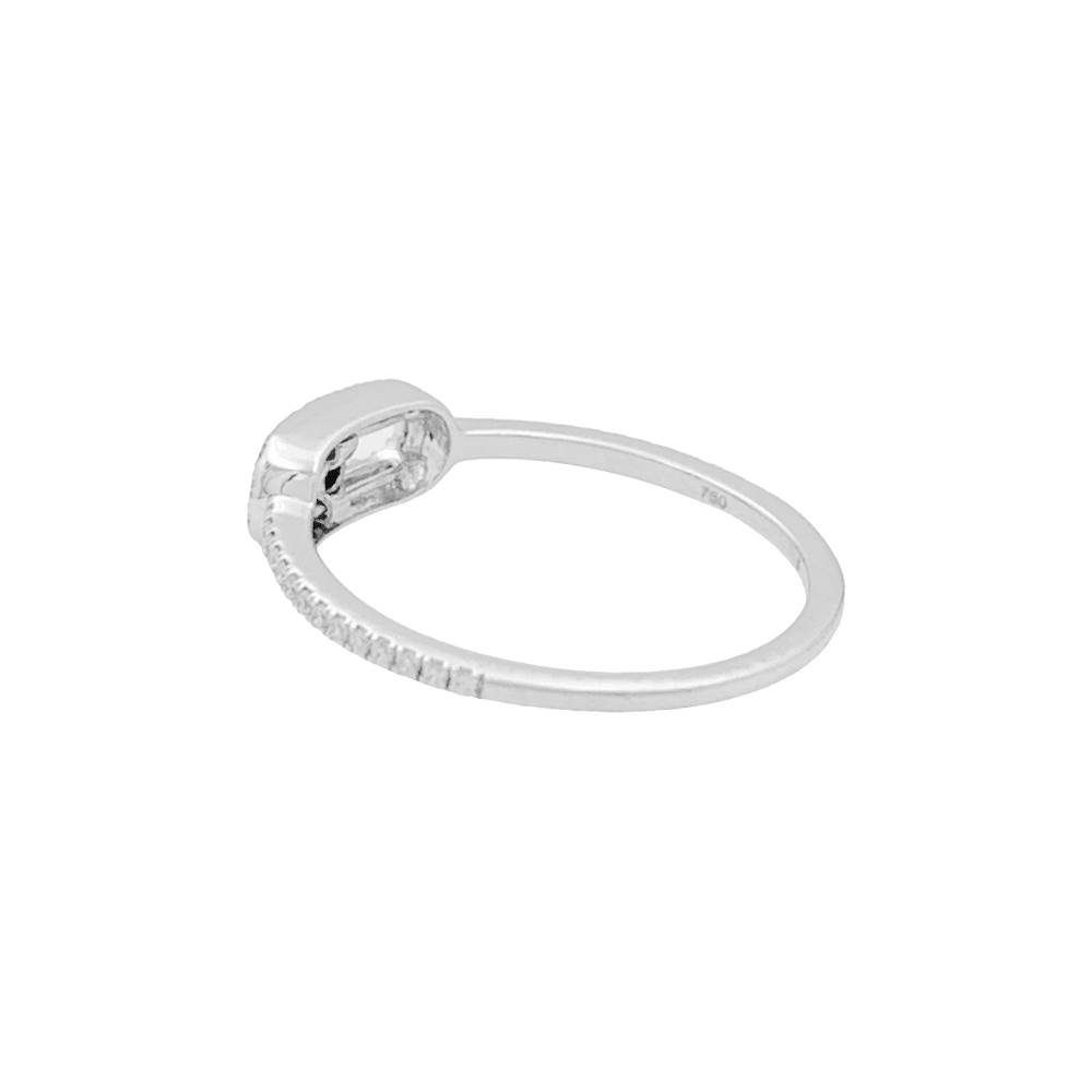 Bague Messika, "Move Uno Pavé", or blanc et diamants.