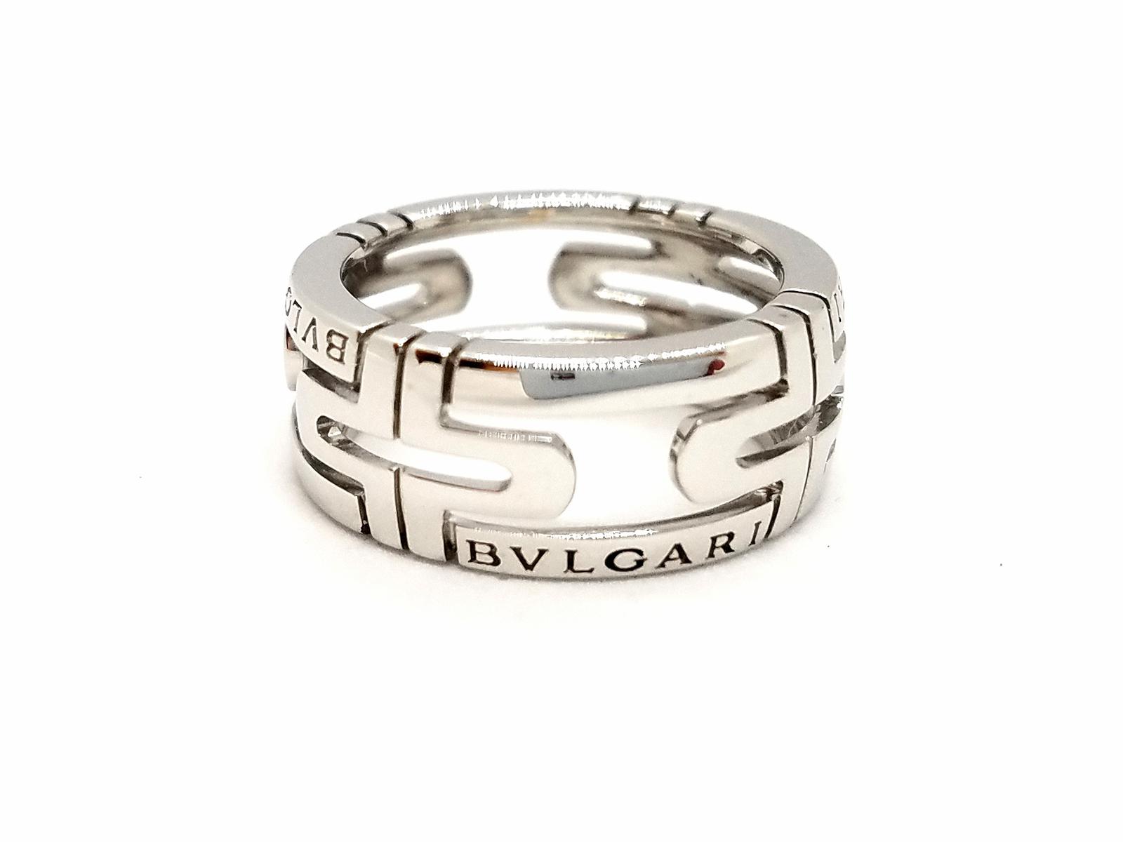 Bulgari Bague Parentesi Or blanc