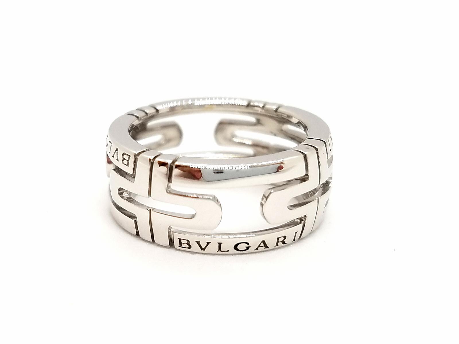 Bulgari Bague Parentesi Or blanc