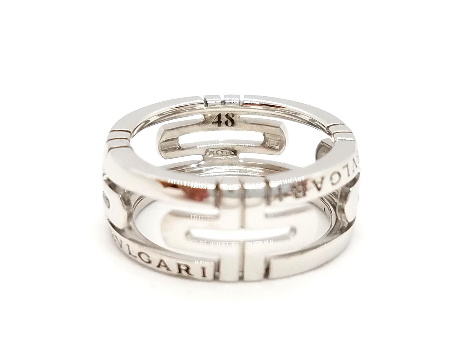 Bulgari Parentesi Ring White gold