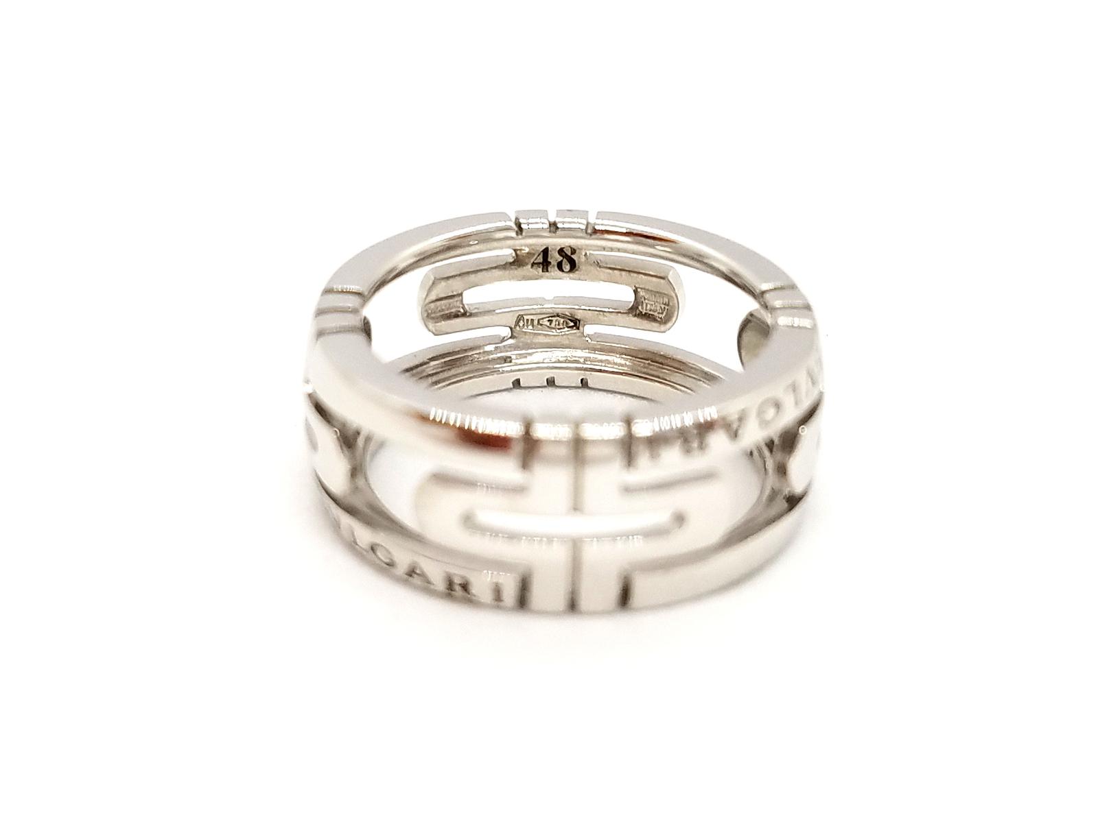 Bulgari Parentesi Ring White gold