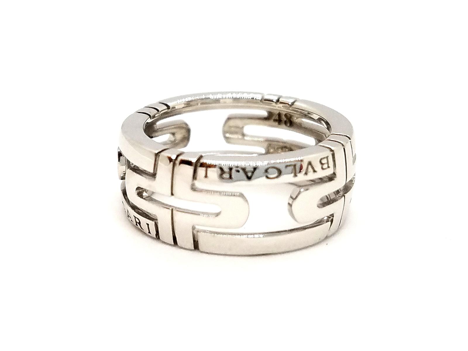 Bulgari Parentesi Ring White gold