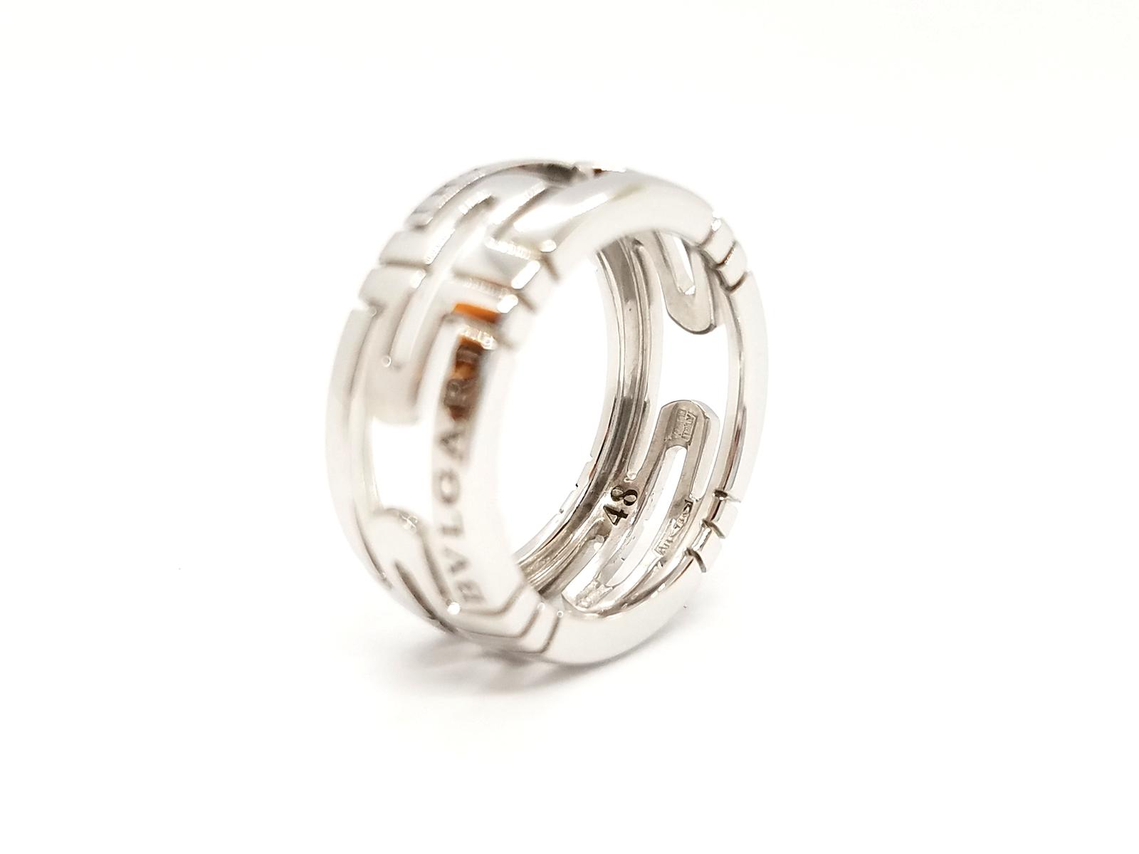 Bulgari Parentesi Ring White gold