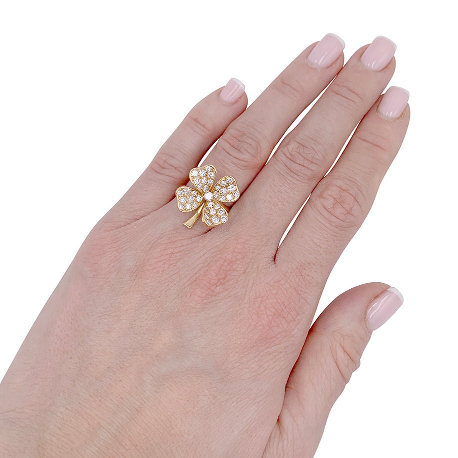 Bague Fred, or jaune, diamants. - Maison Eloe