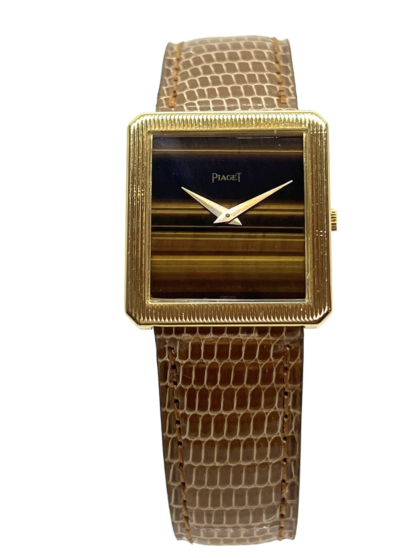 Piaget, Montre "Protocole" cadran oeil de tigre.