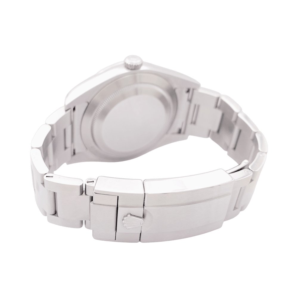 Montre Rolex Oyster Perpetual Explore, acier et cadran noir - Maison Eloe