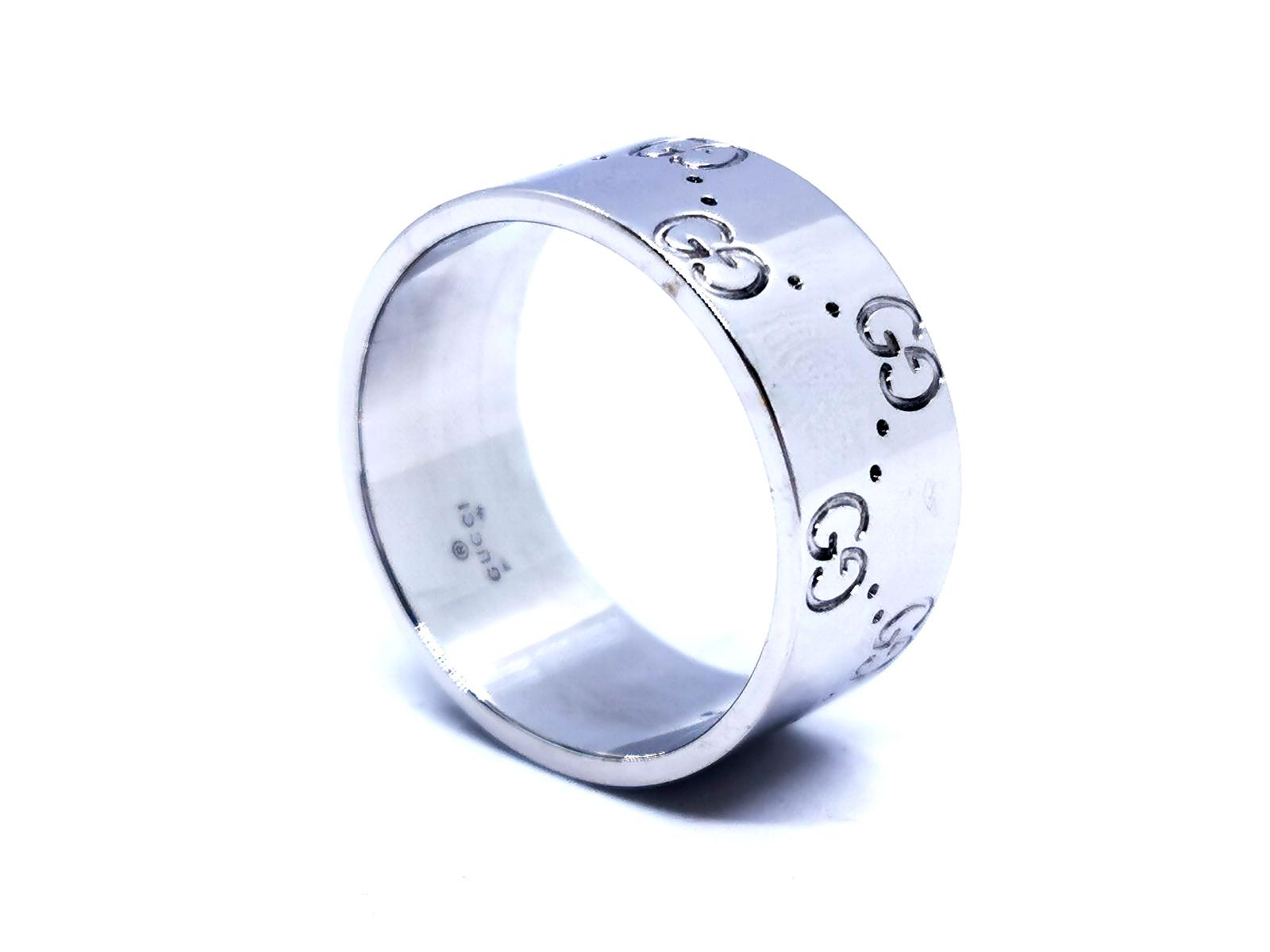 Gucci Icon Ring White Gold