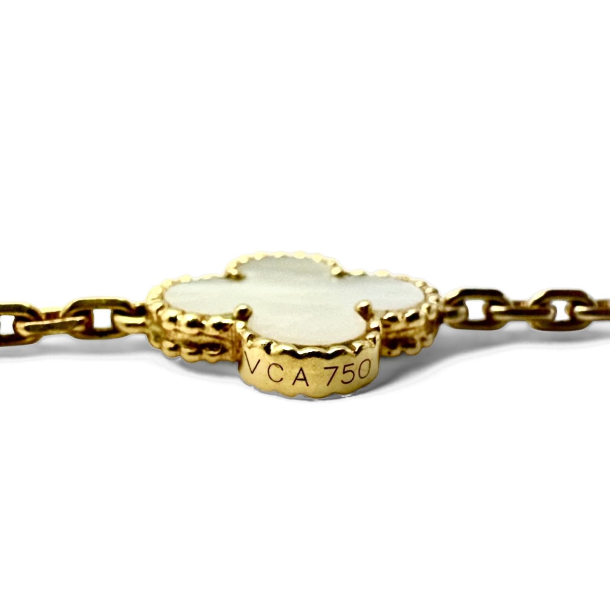 Van Cleef & Arpels Collier Vintage Alhambra 10 motifs - Maison Eloe