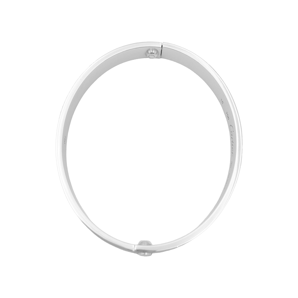 Bracelet Cartier "Love" or blanc.