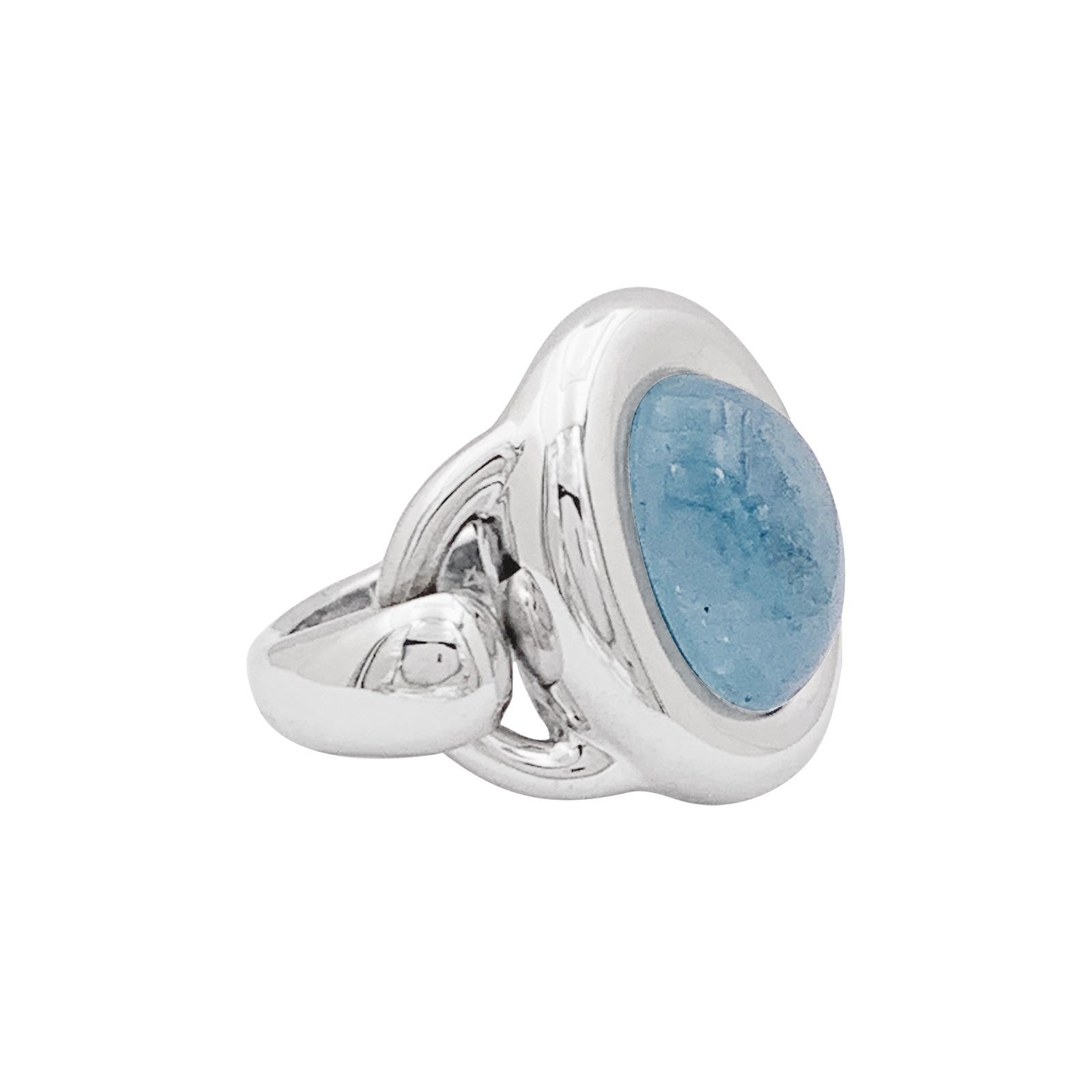 Bague Poiray, aigue-marine et or blanc