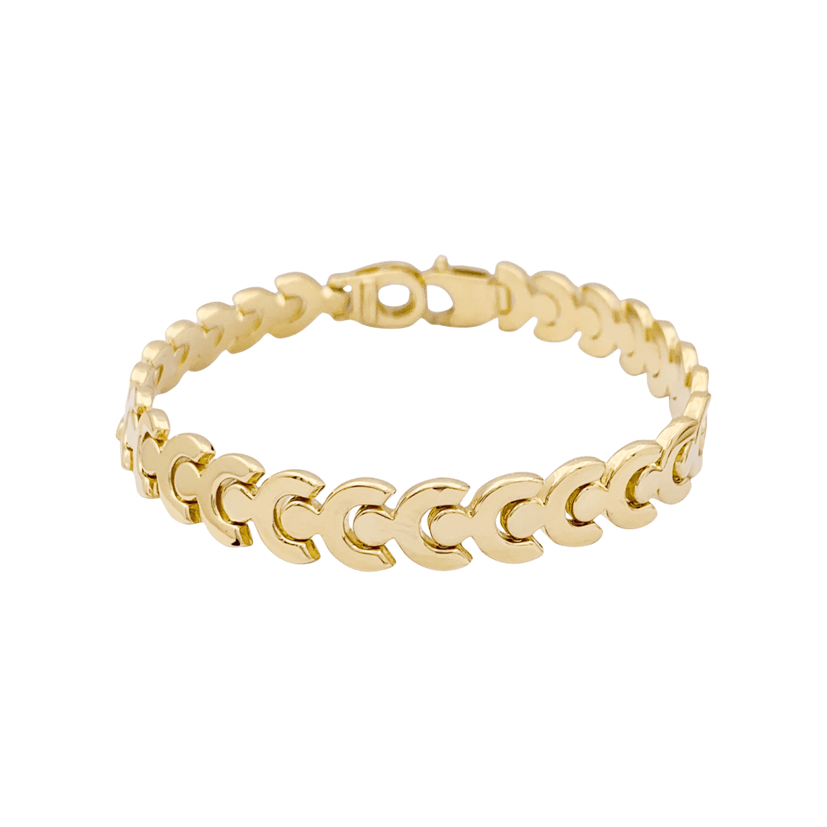 Bracelet FRED, or jaune. - Maison Eloe