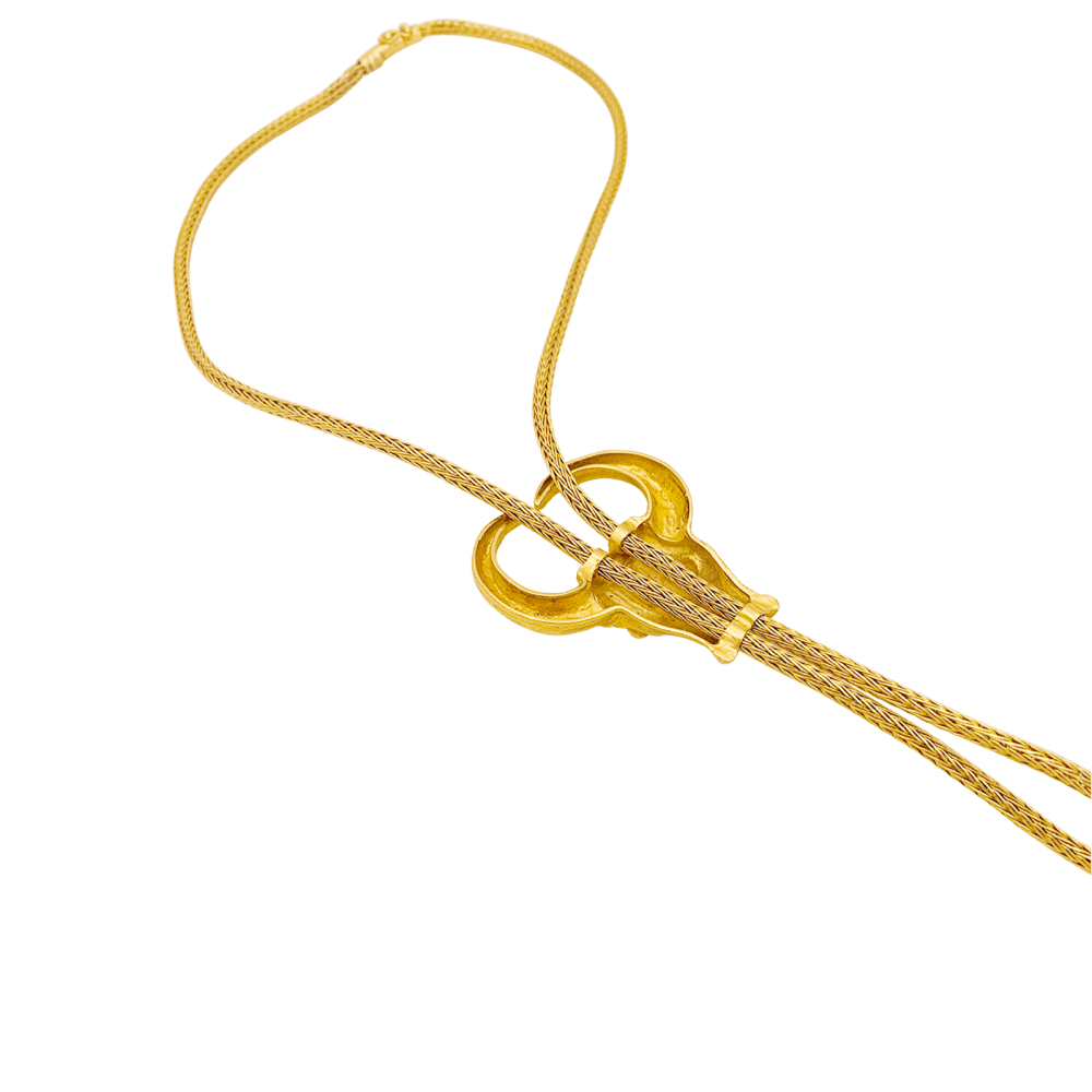 Collier LALAOUNIS, « Taureau », or jaune.