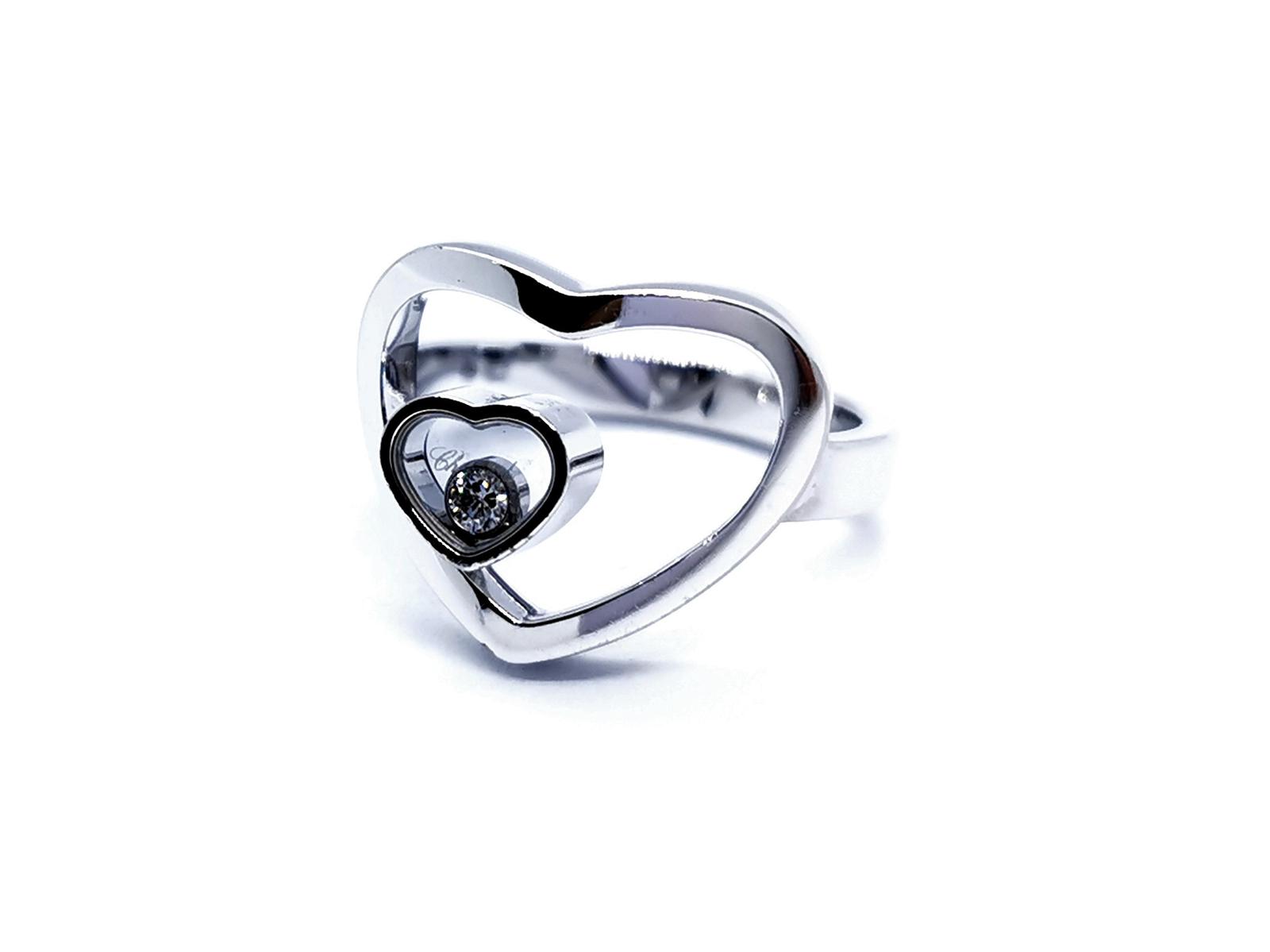 Chopard Happy Diamond Ring White Gold Diamond
