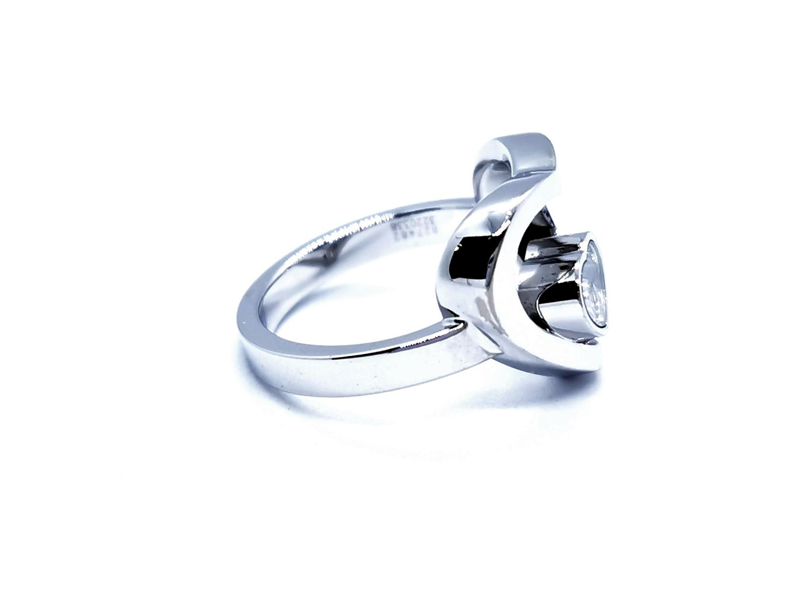 Chopard Happy Diamond Ring White Gold Diamond