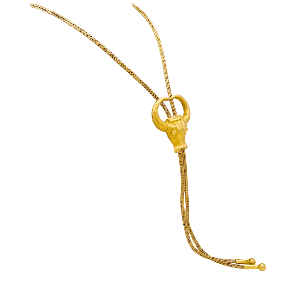 Collier LALAOUNIS, « Taureau », or jaune.
