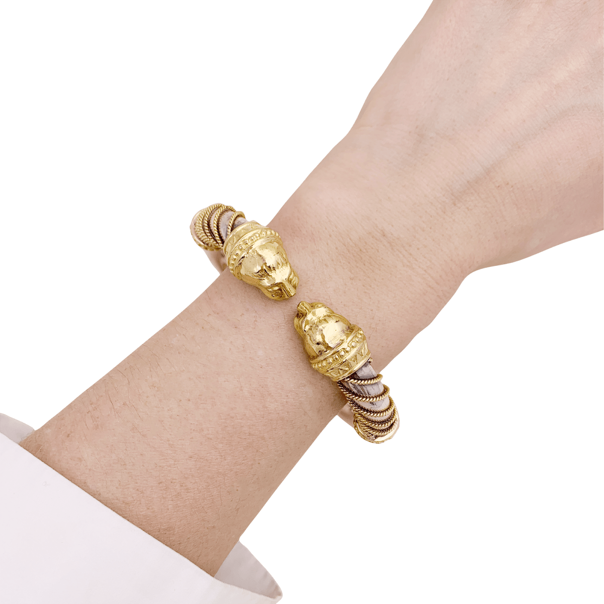 Bracelet Zolotas, "Heritage", or jaune, argent. - Maison Eloe