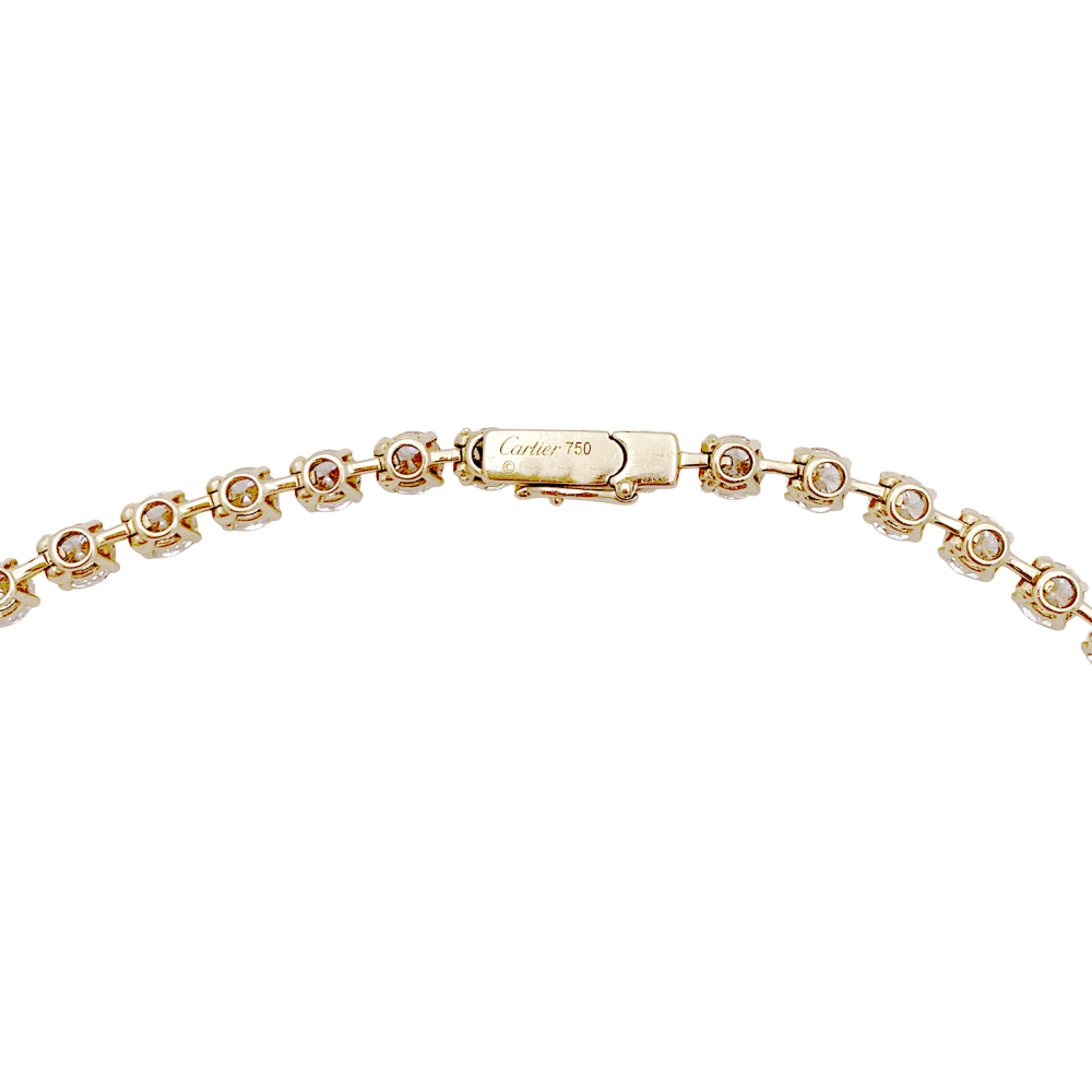 Collier-rivière-diamants-Cartier-occasion-or-jaune-diamants-maison-eloe