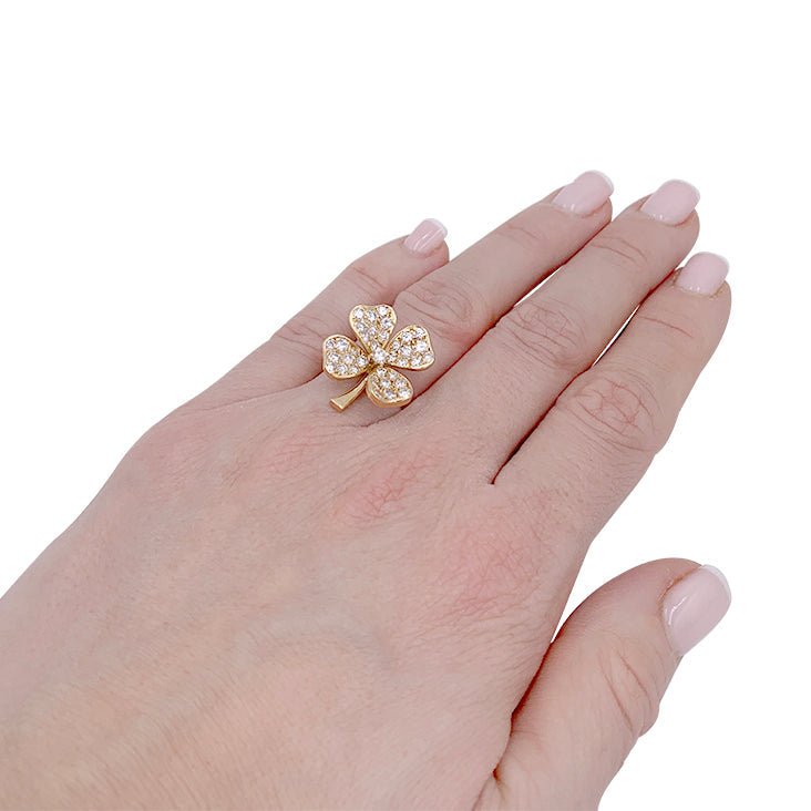 Bague Fred, or jaune, diamants. - Maison Eloe
