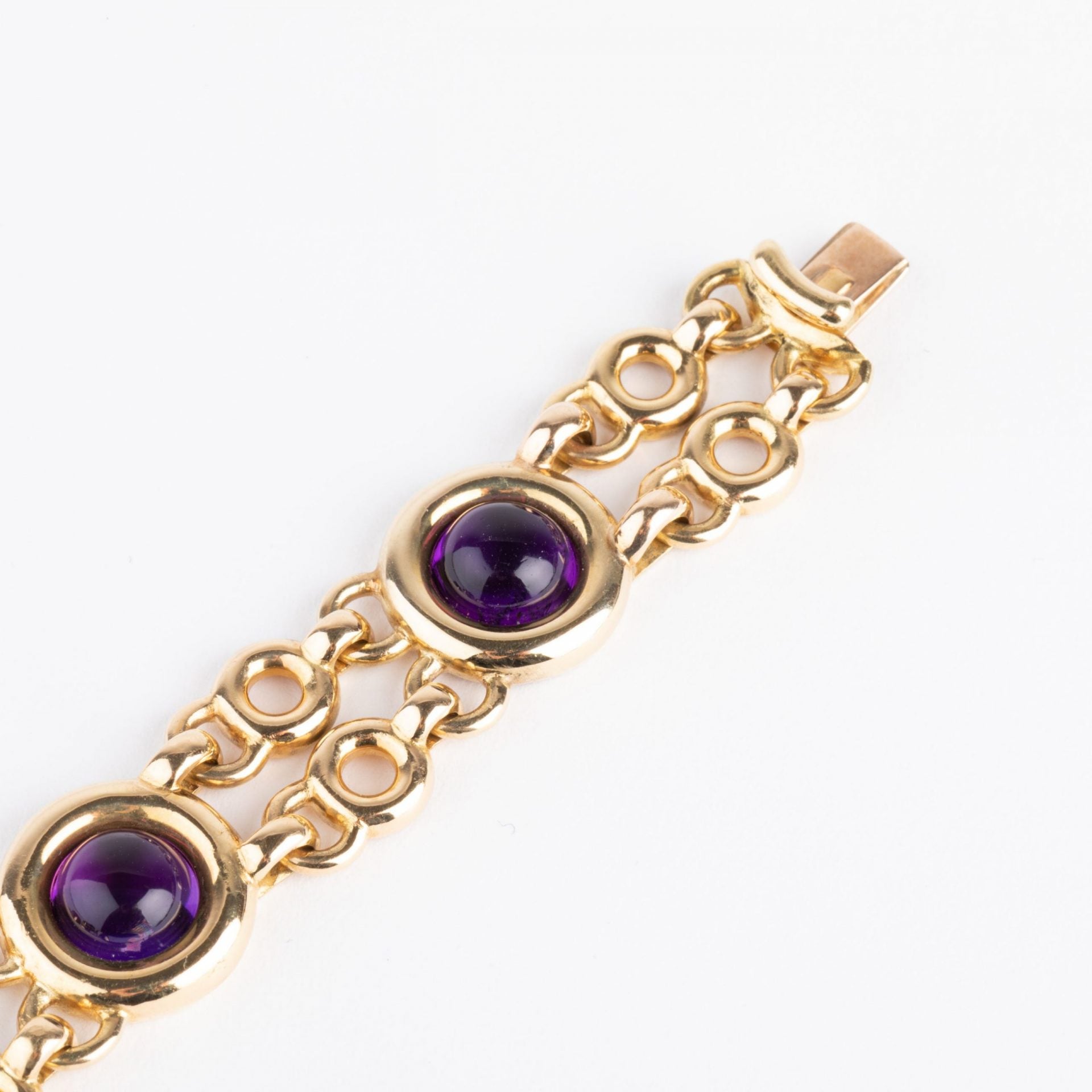 Poiray, yellow gold and amethyst bracelet