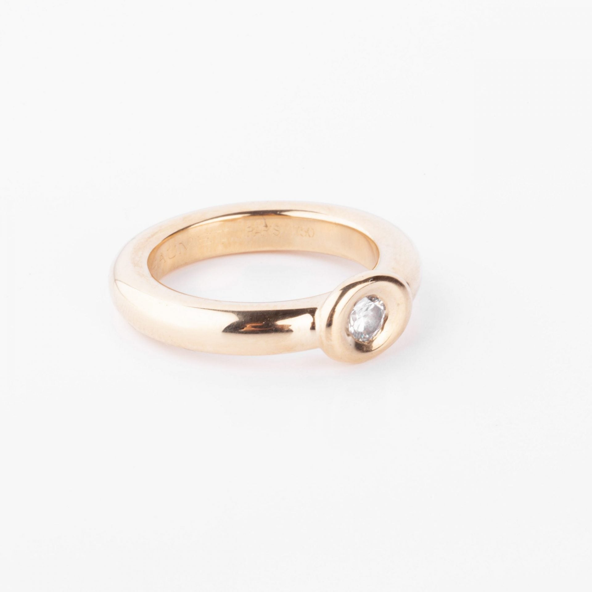 Yellow gold and diamond ring from Chaumet