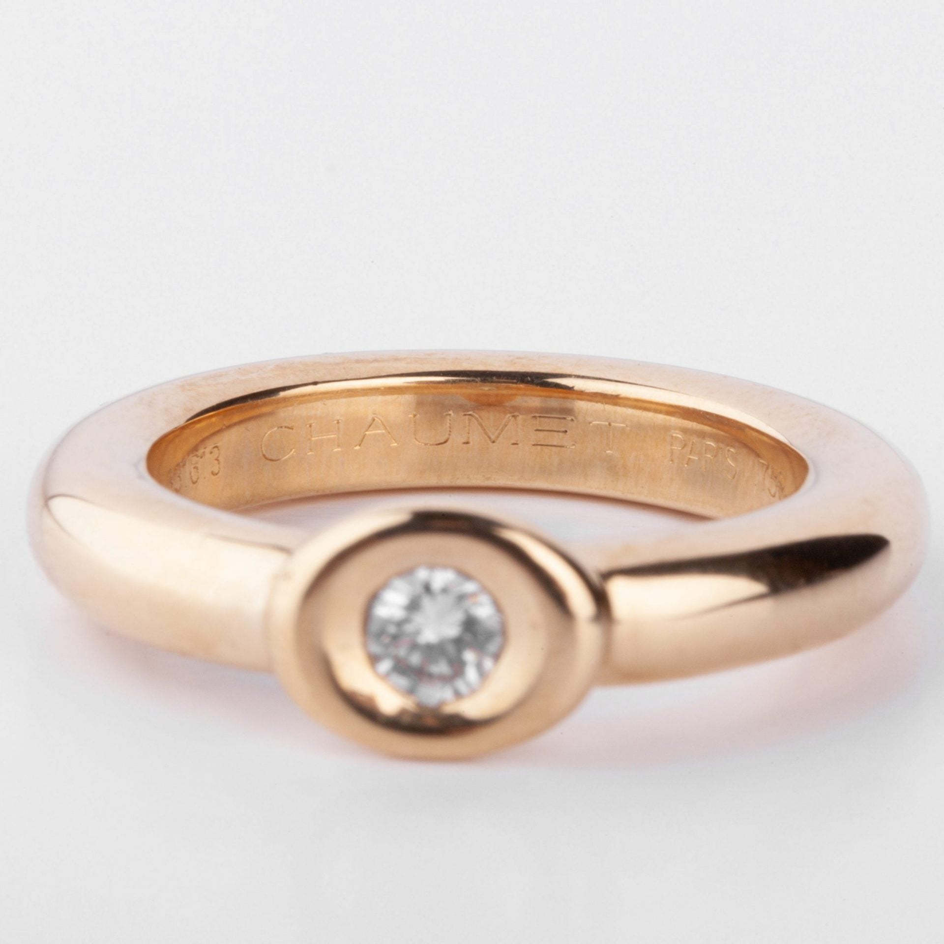 Yellow gold and diamond ring from Chaumet