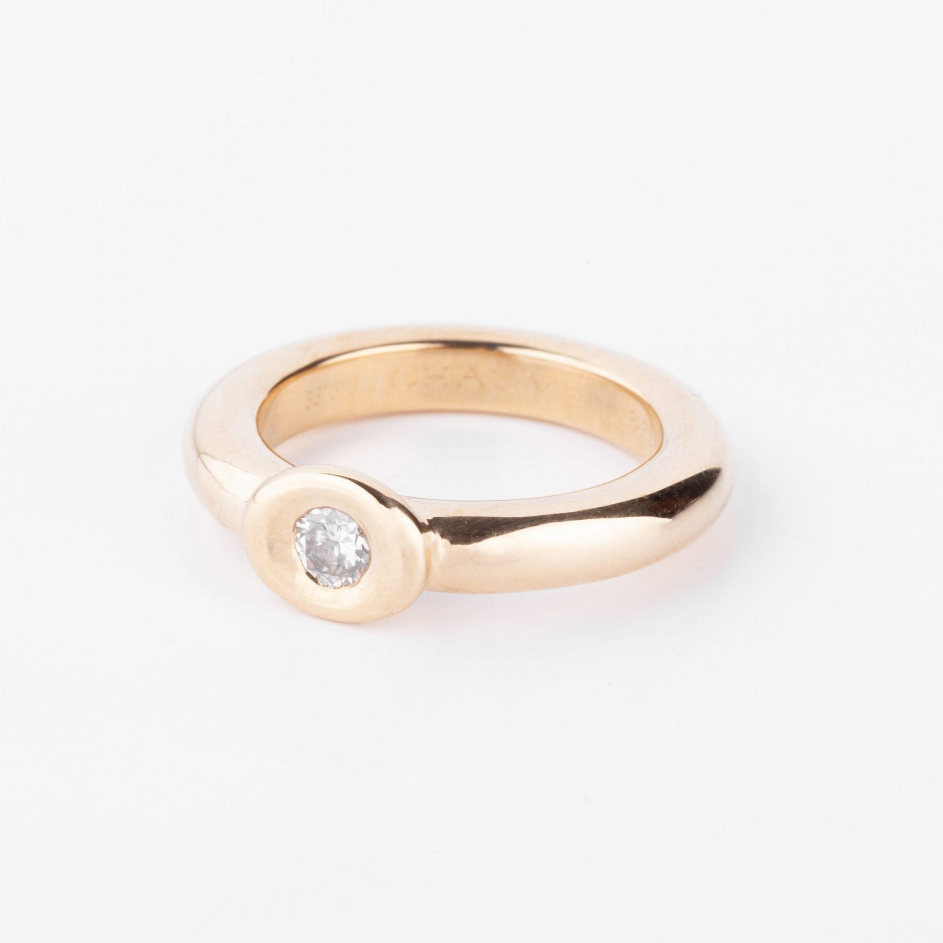 Yellow gold and diamond ring from Chaumet