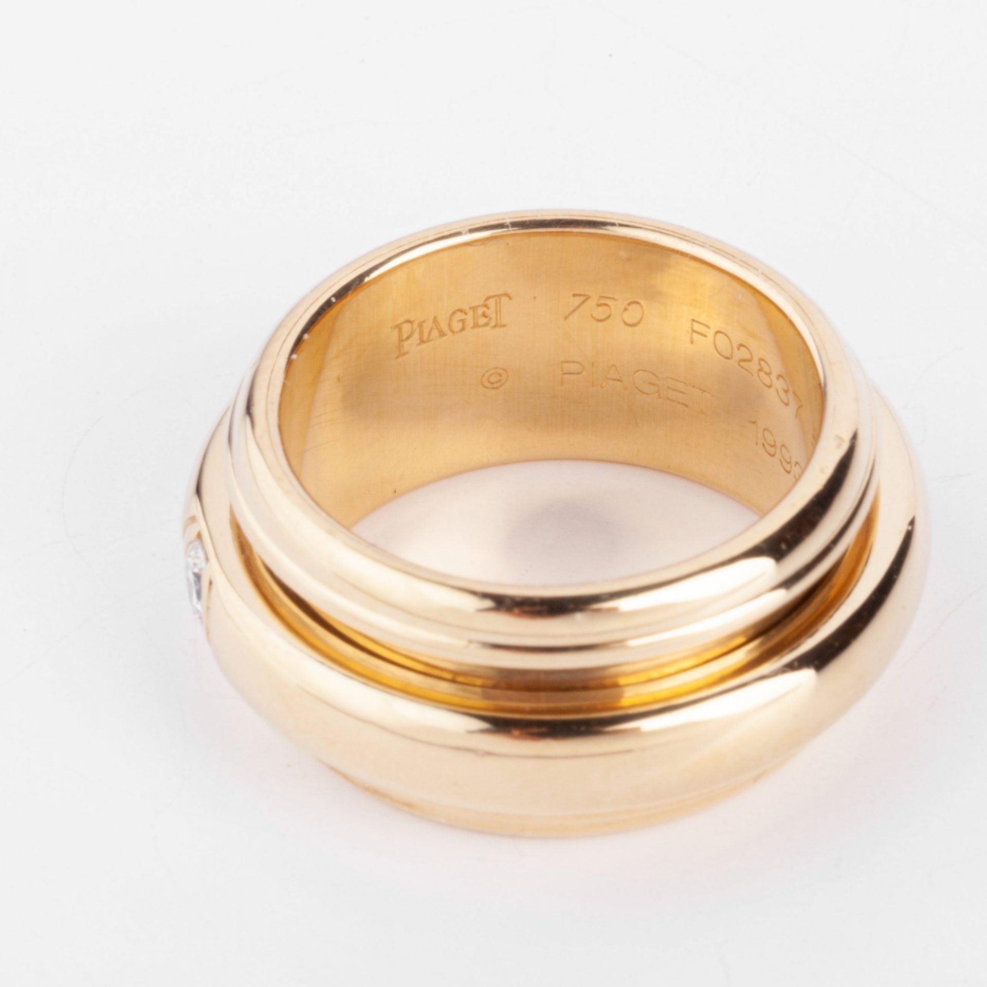 Yellow gold and diamond ring from Piaget, Possession model