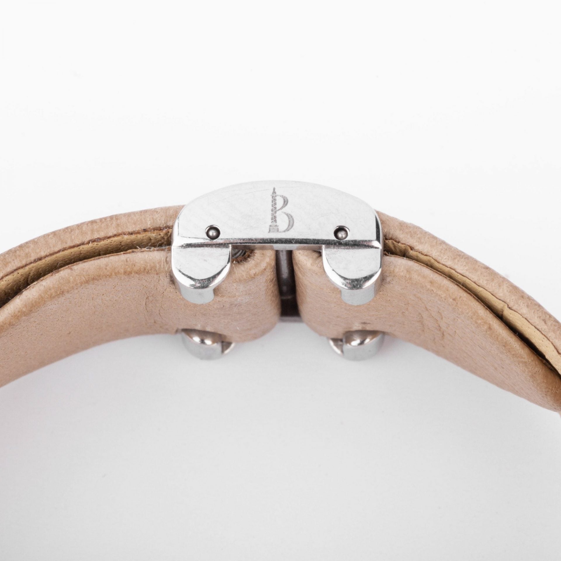 Boucheron, rectangular steel reflection collection watch