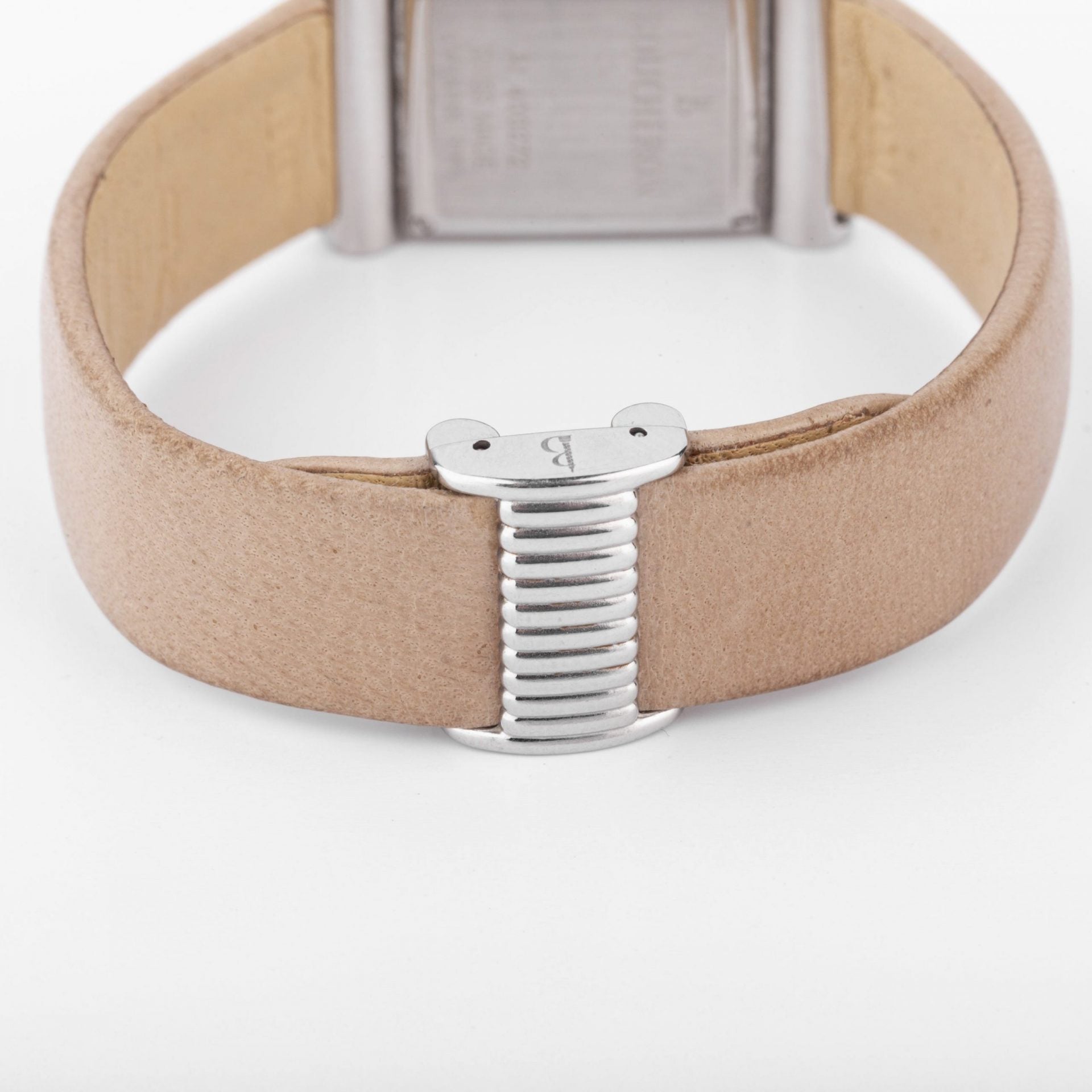 Boucheron, rectangular steel reflection collection watch