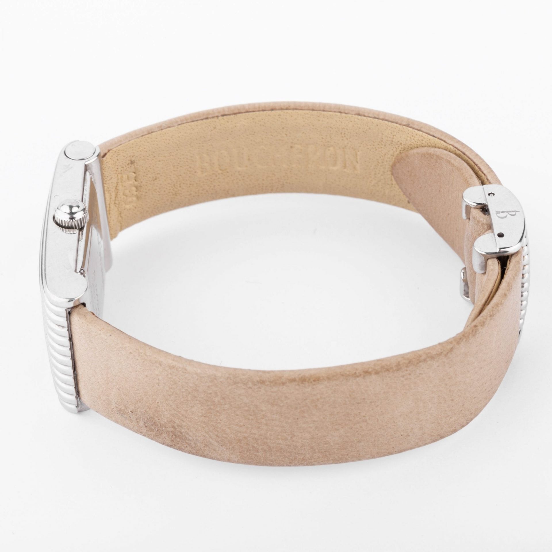 Boucheron, rectangular steel reflection collection watch
