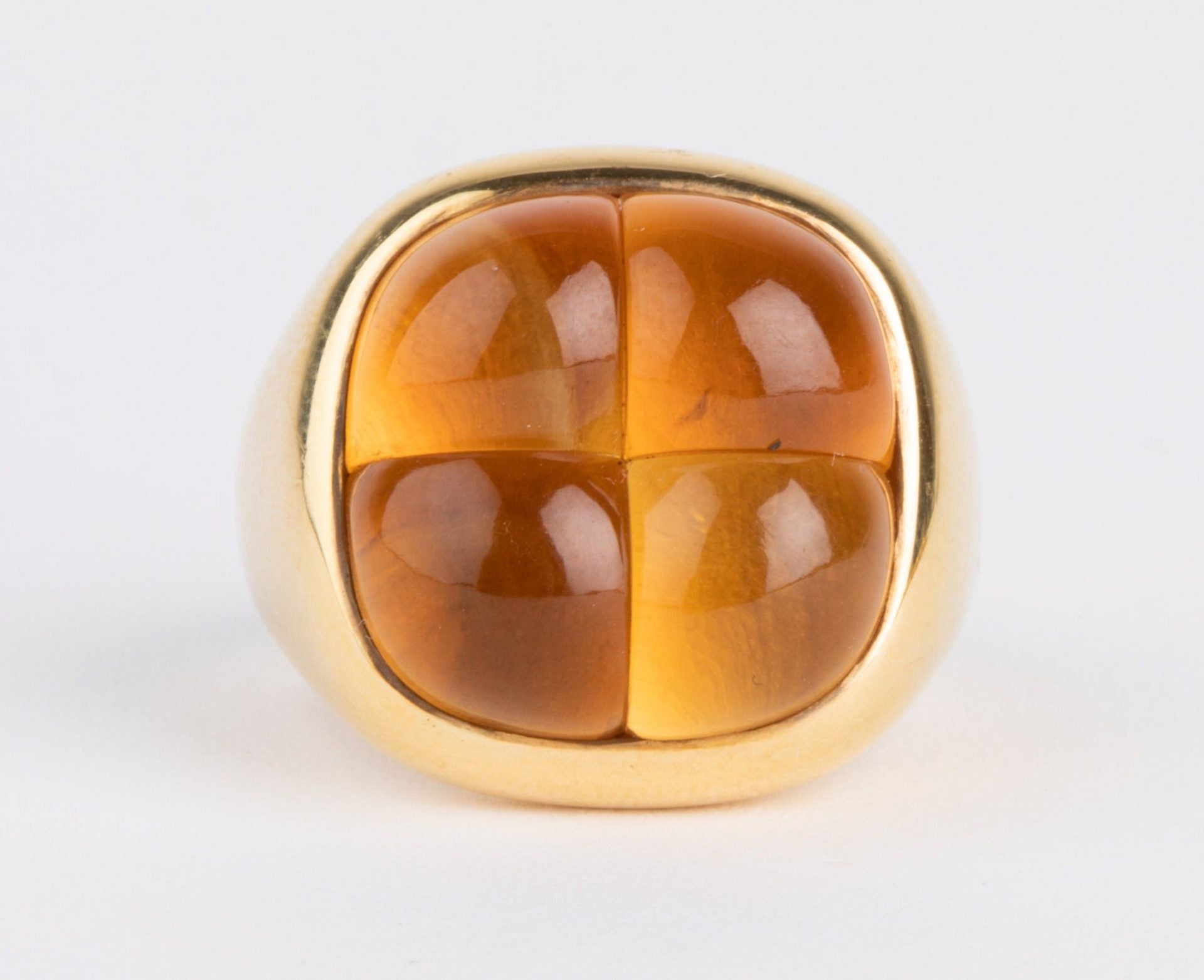 Pomellato, bague collection Mosaique en or jaune