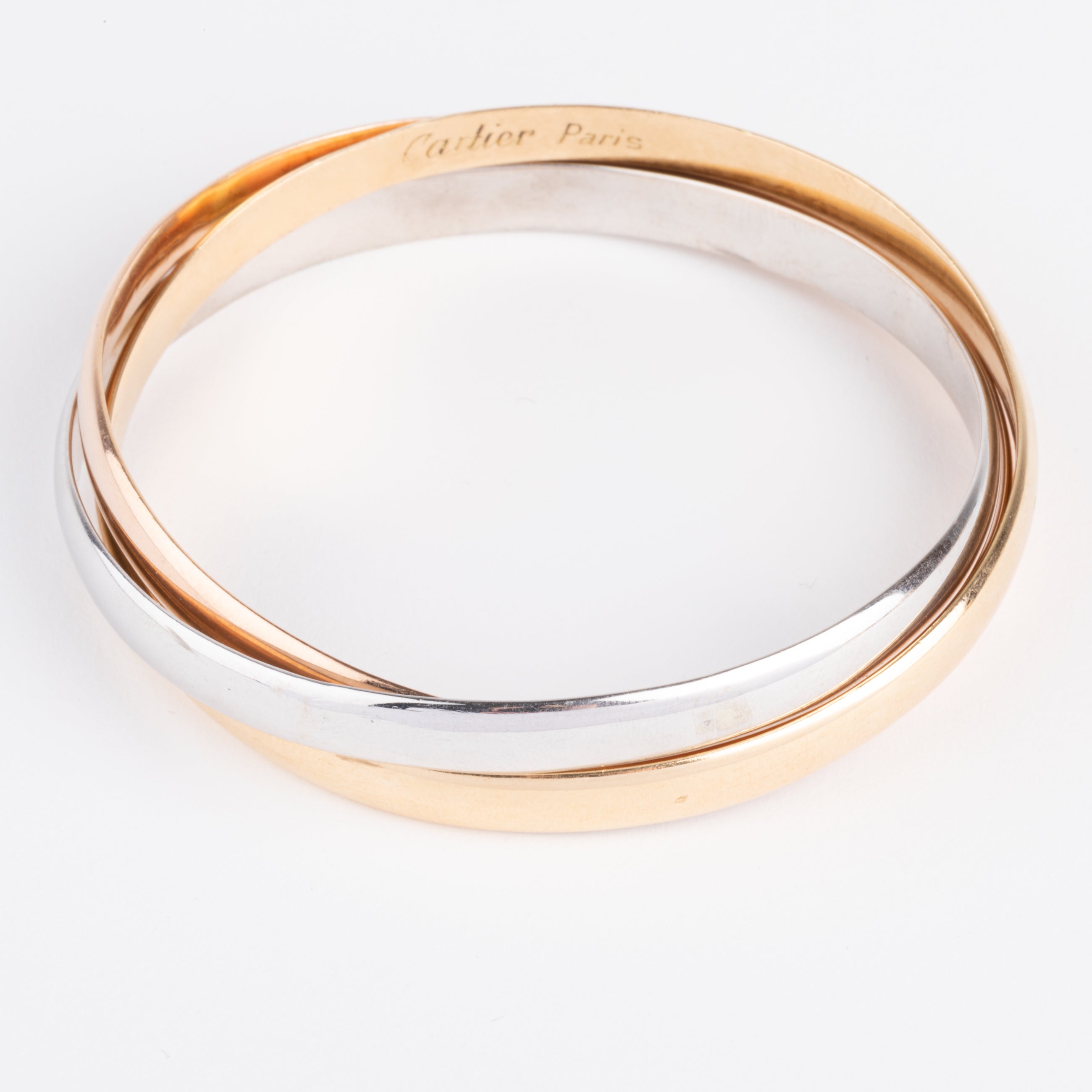Cartier Trinity collection bracelet 3 golds