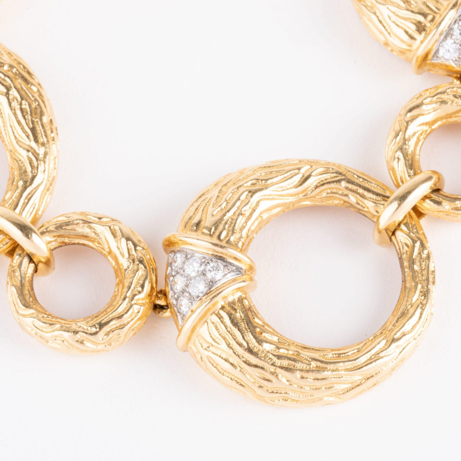 Yellow gold and diamond bracelet from Boucheron