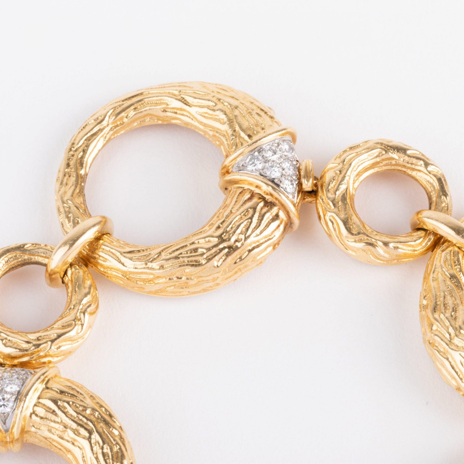 Yellow gold and diamond bracelet from Boucheron