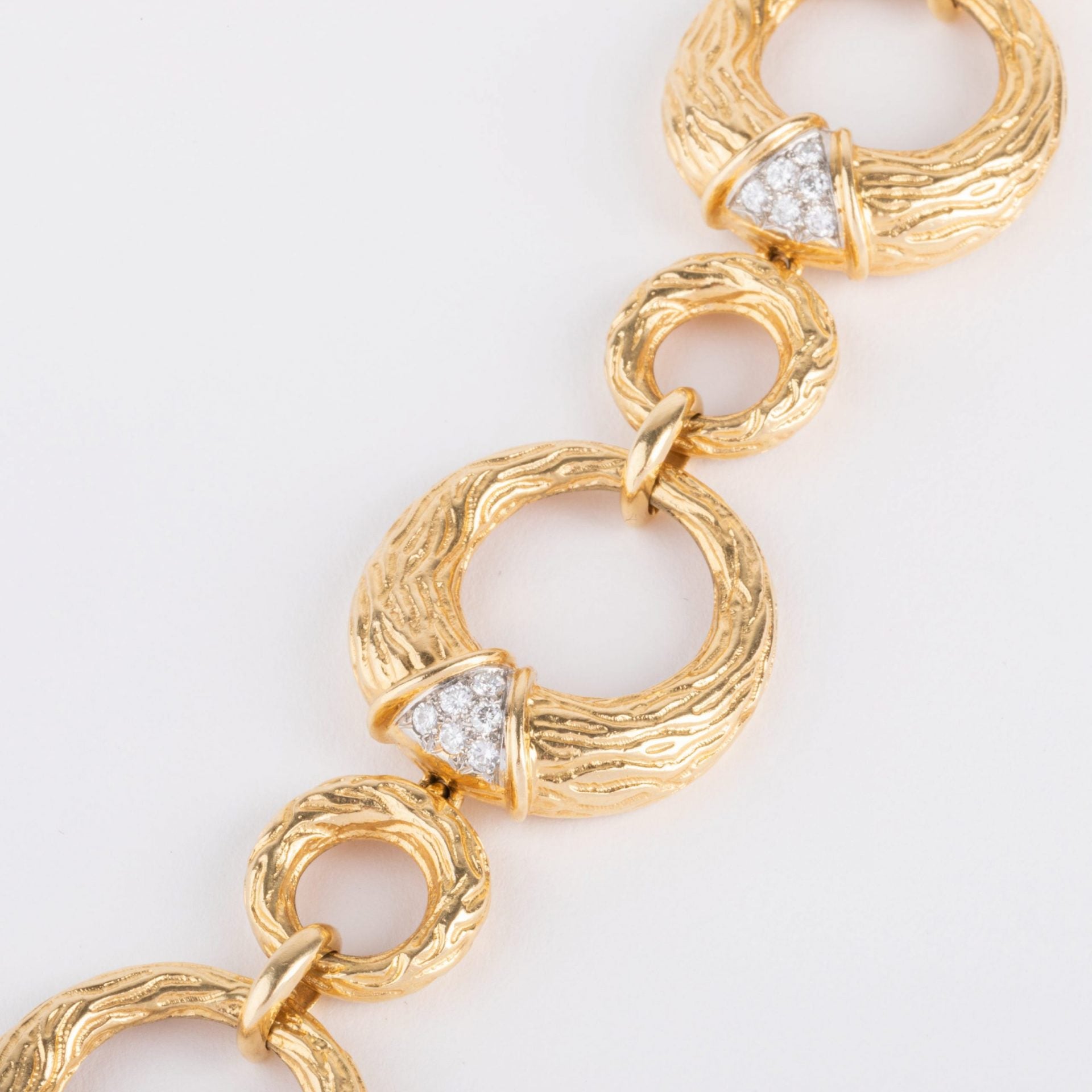 Yellow gold and diamond bracelet from Boucheron