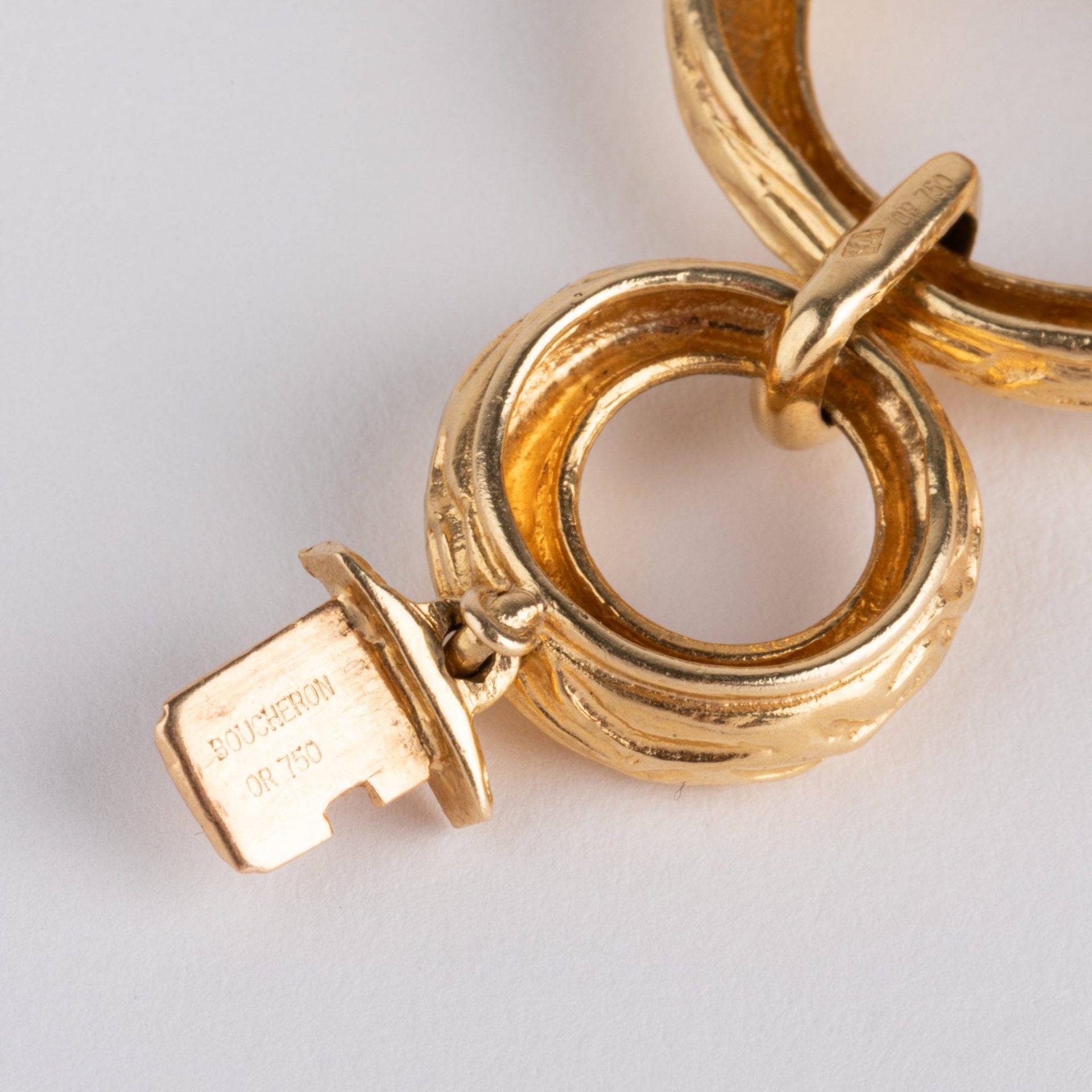 Yellow gold and diamond bracelet from Boucheron