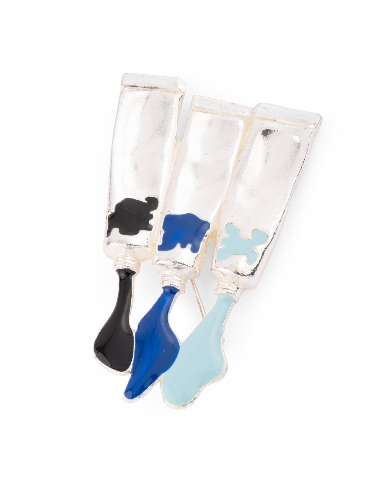 ARMAN, Broche Tubes de Peinture, Métal et Résine