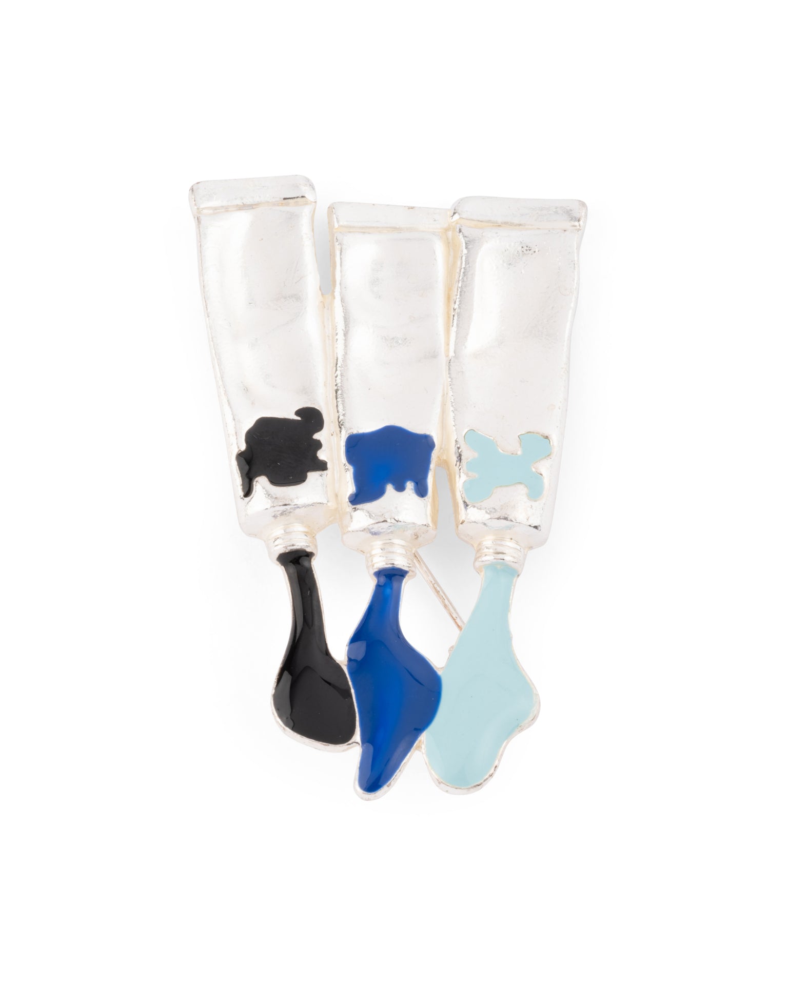 ARMAN, Broche Tubes de Peinture, Métal et Résine