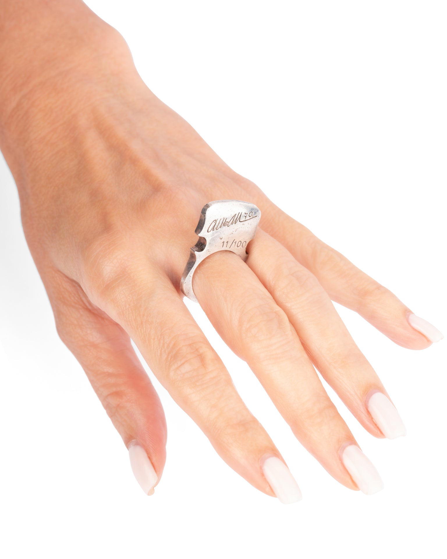 ARMAN, Bague Violon en Argent