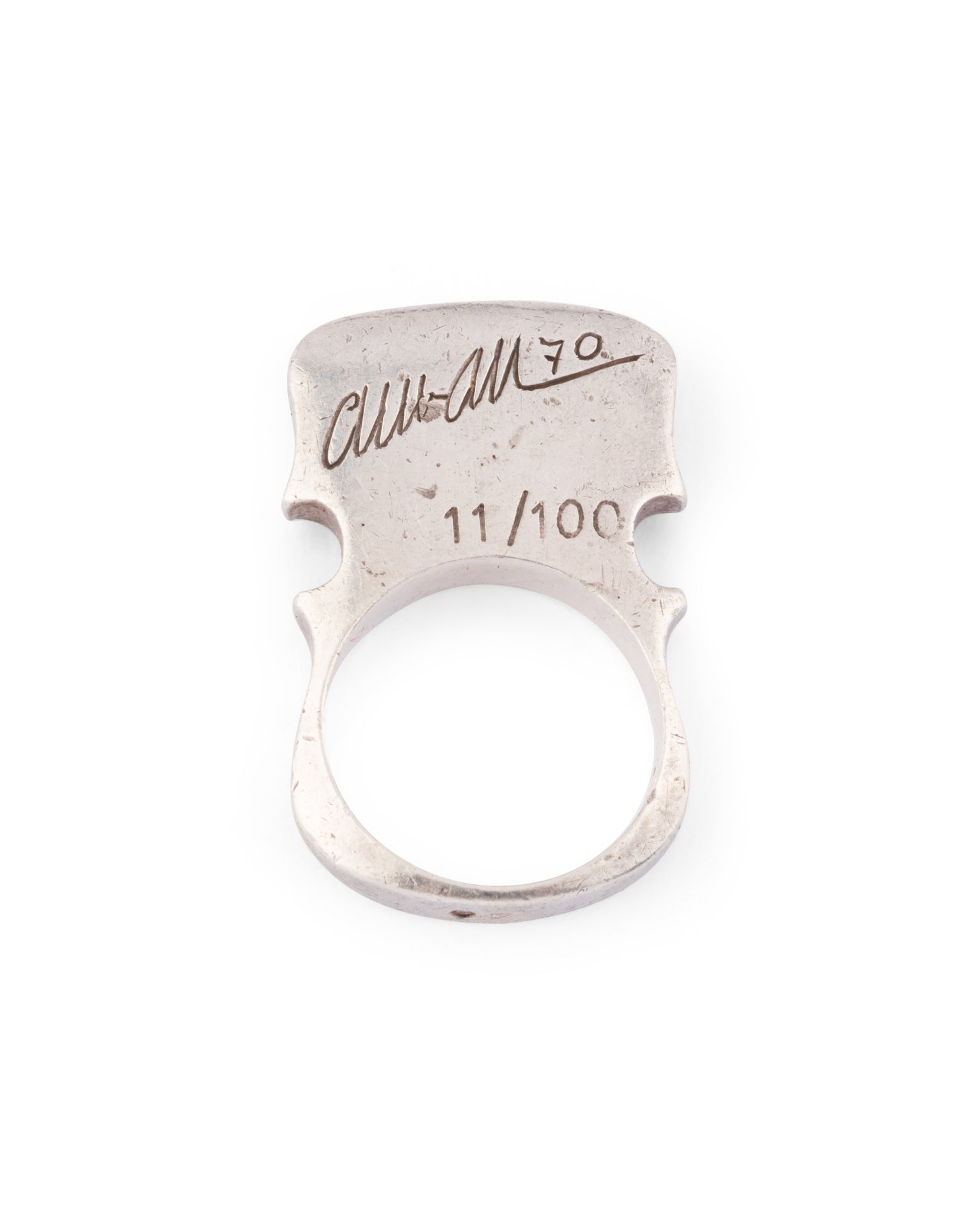 ARMAN, Bague Violon en Argent